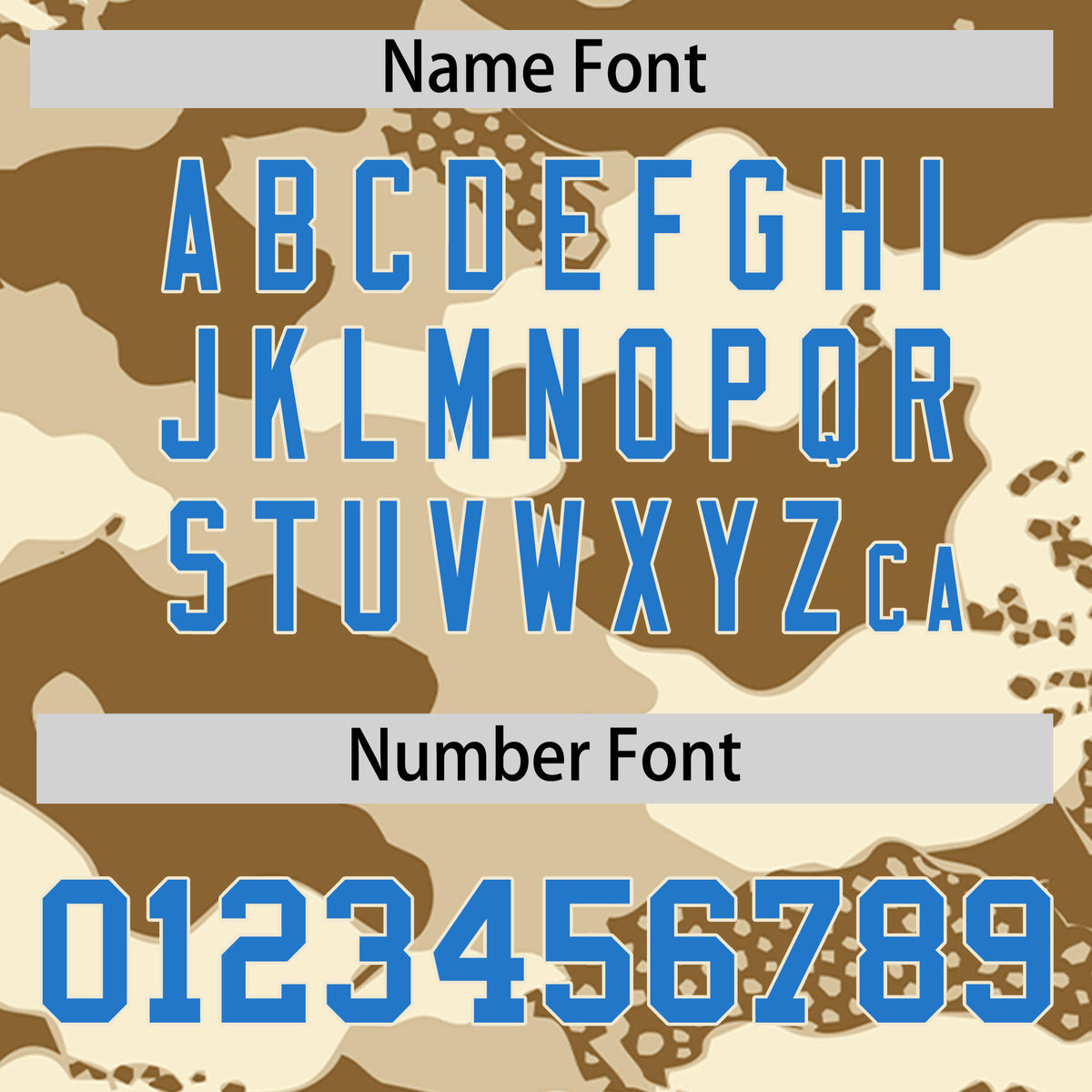 Custom Camel Cream Powder Blue Reversible Camo Lightweight Baseball Jersey| KXKSHOP