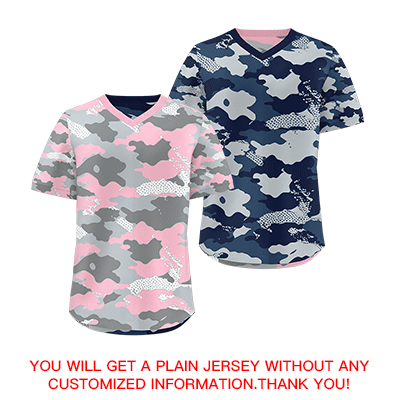 Custom Silver Gray Light Pink Reversible Camo Lightweight Baseball Jersey| KXKSHOP