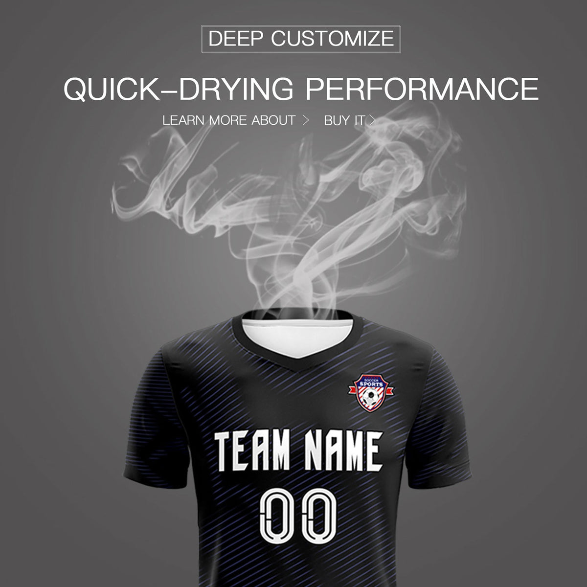 Custom Black Purple Training Uniform For Men Football Sets Jersey