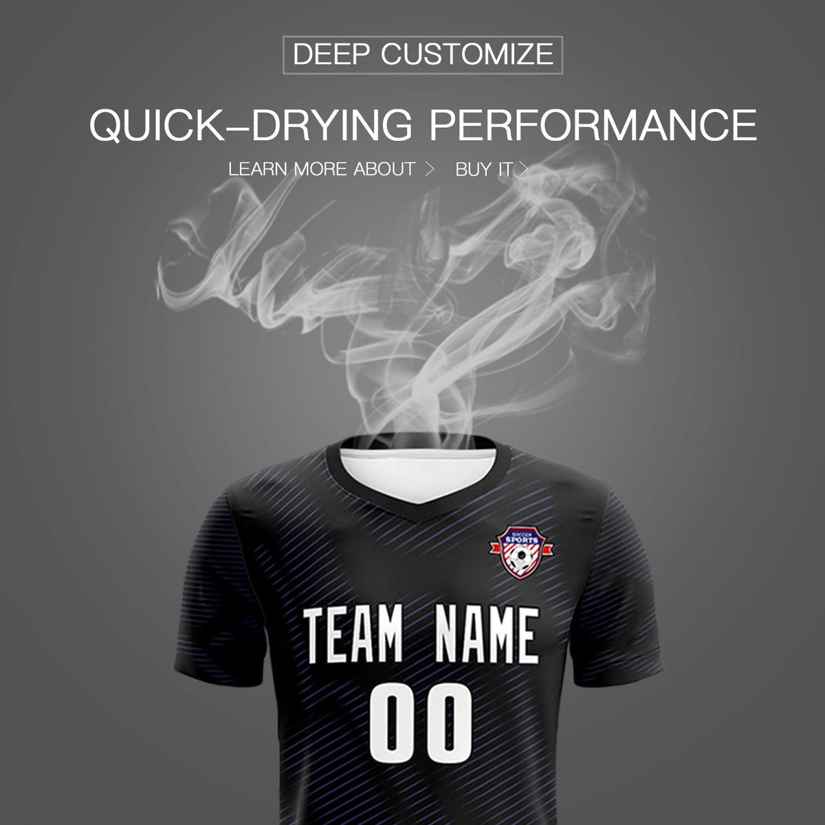 Custom Black Purple Training Uniform For Men Football Sets Jersey