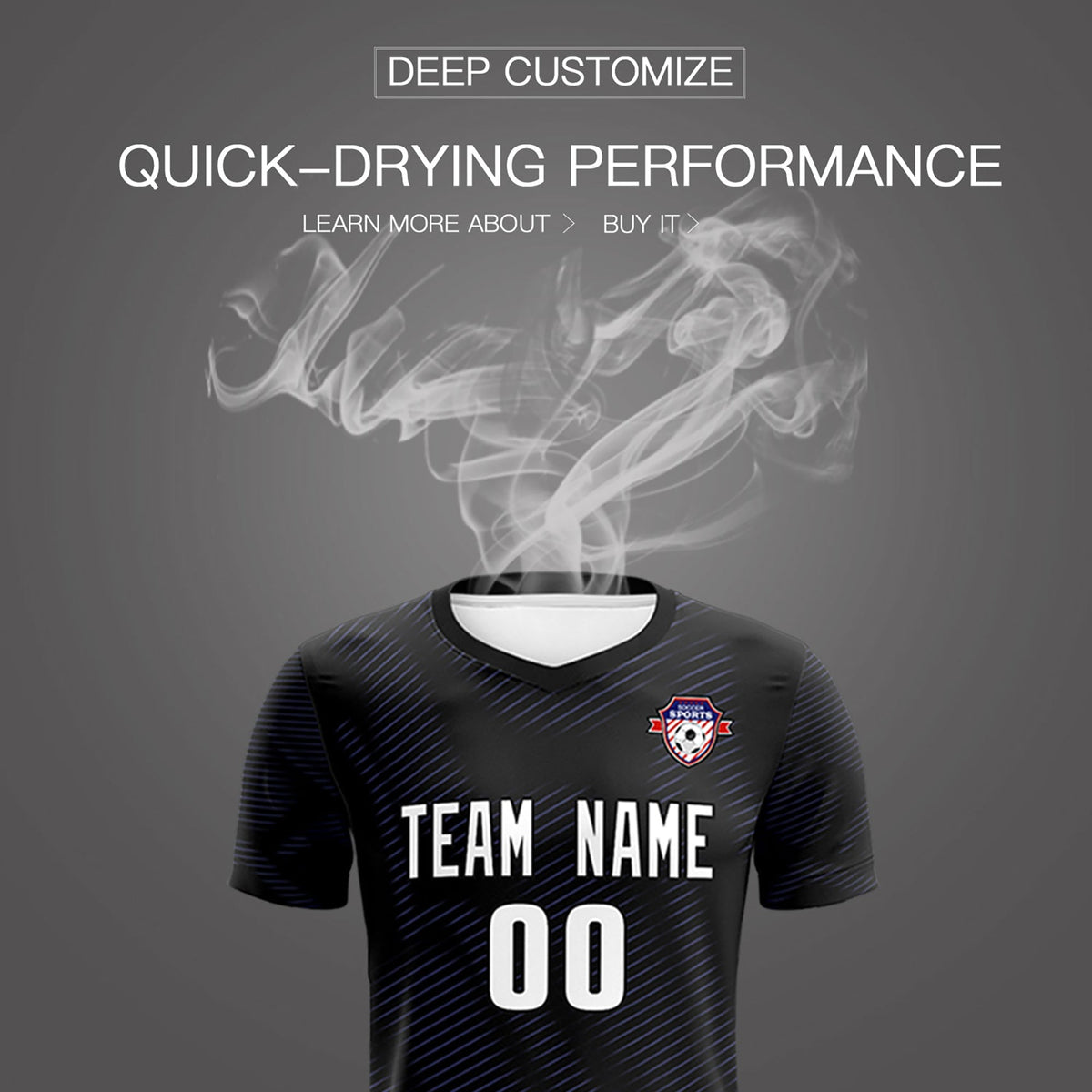 Custom Black Purple Training Uniform For Men Football Sets Jersey