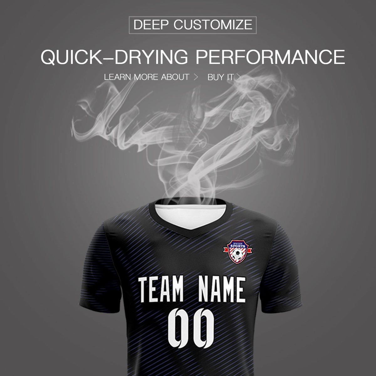 Custom Black Purple Training Uniform For Men Football Sets Jersey