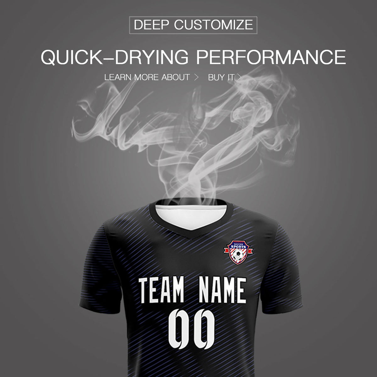Custom Black Purple Training Uniform For Men Football Sets Jersey
