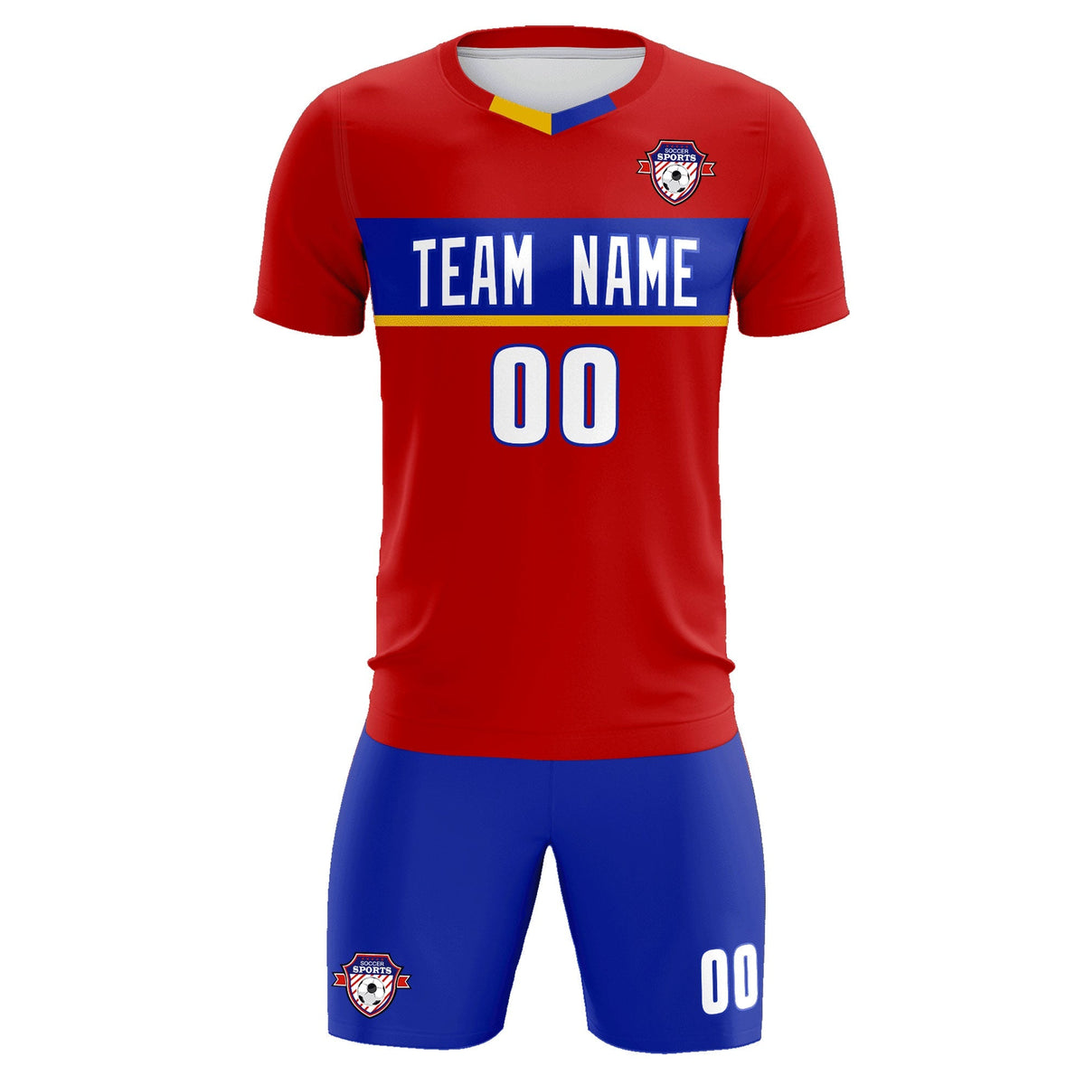 Custom Red Classic Sports kit Football Shirt Jersey
