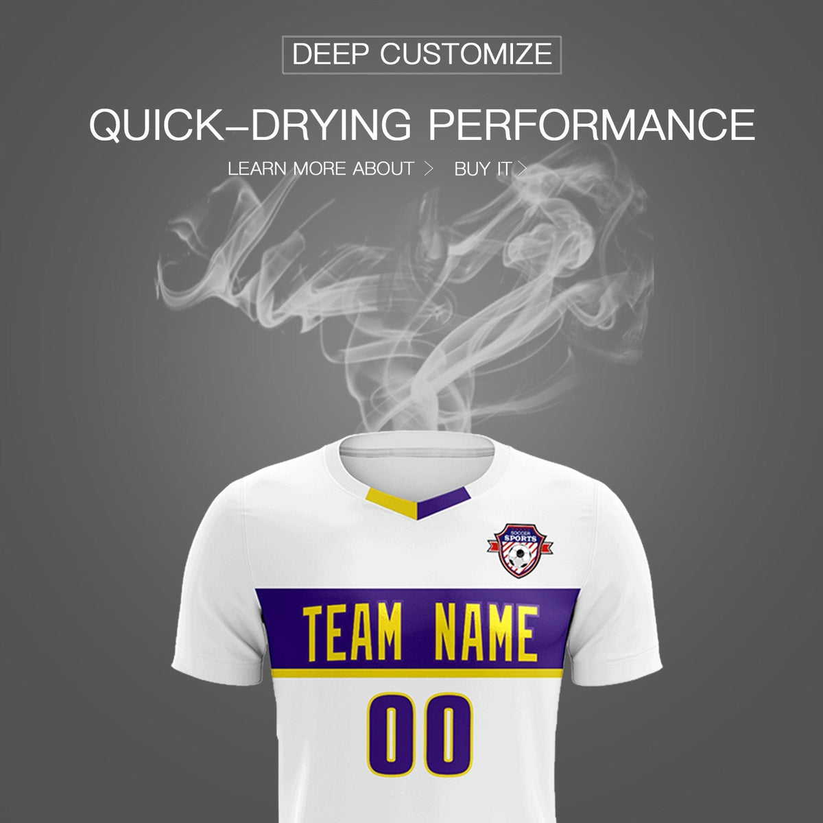 Custom White Classic Sports kit Football Shirt Jersey