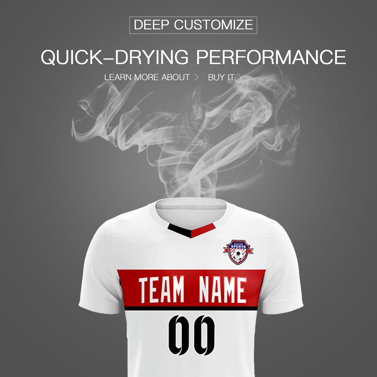 Custom White Classic Sports kit Football Shirt Jersey