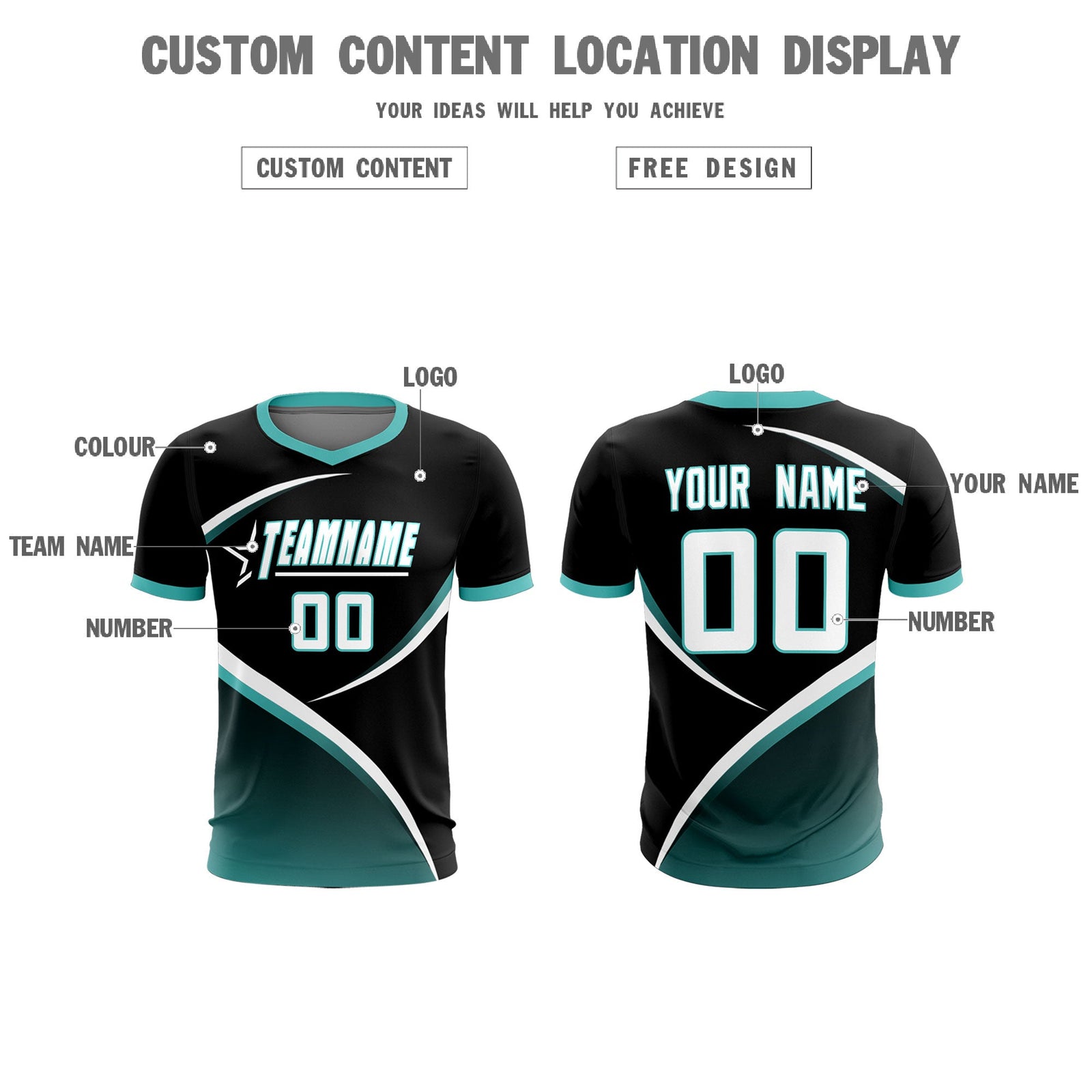 Custom Black Bright Green Color Block Training Uniform For Men Soccer Sets Jersey