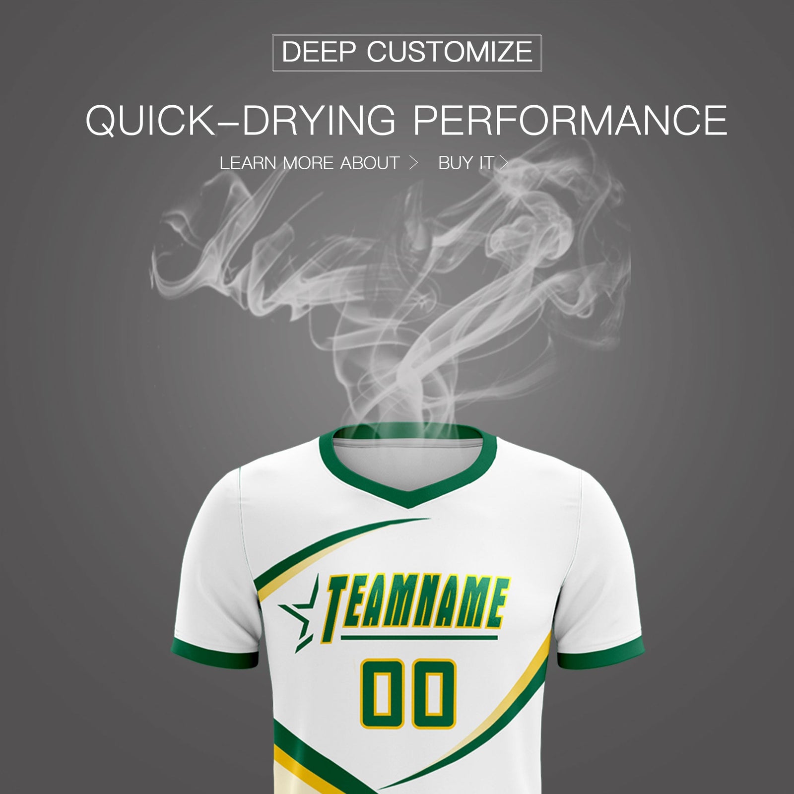 Custom White Kelly Green Color Block Training Uniform For Men Soccer Sets Jersey