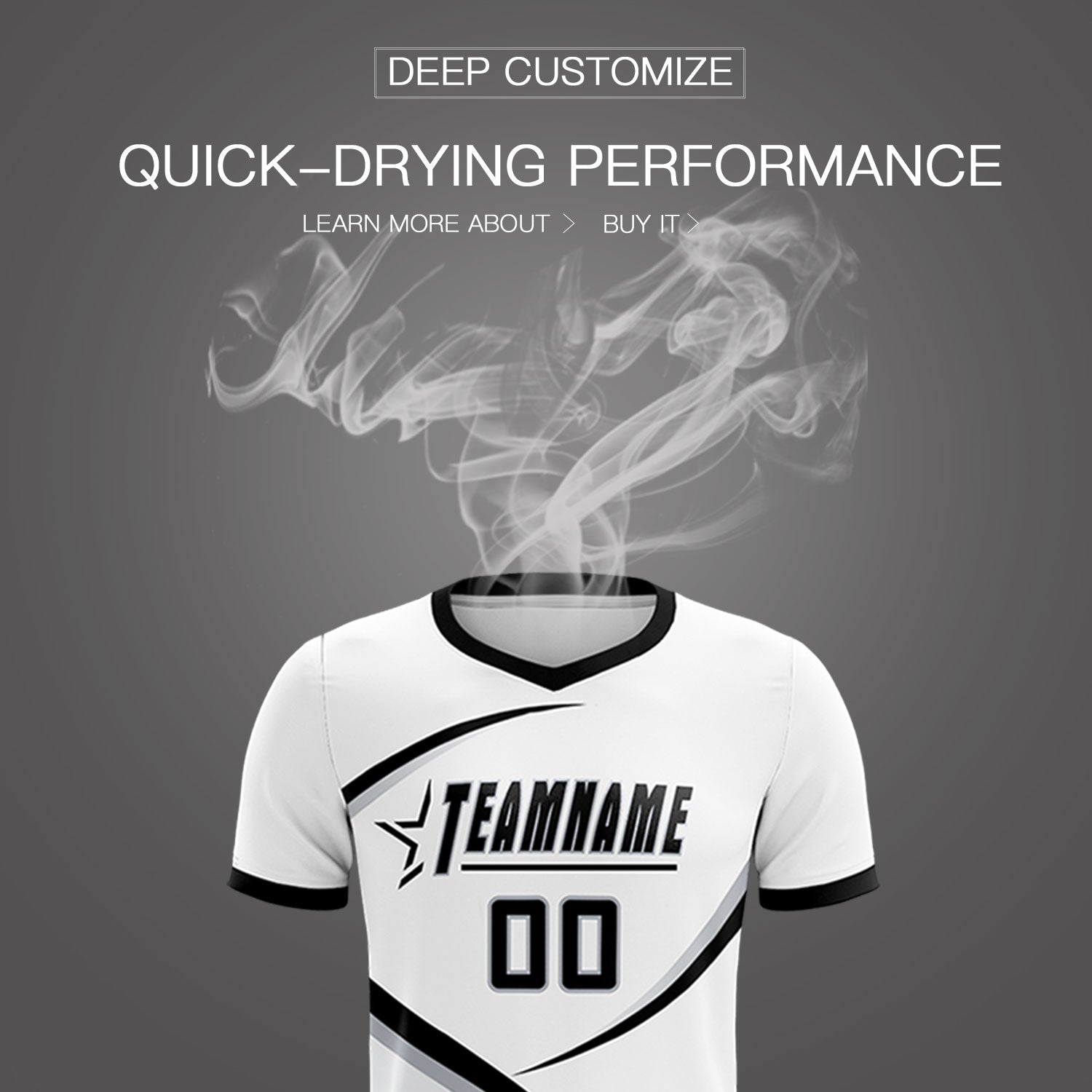 Custom White Black Color Block Training Uniform For Men Soccer Sets Jersey