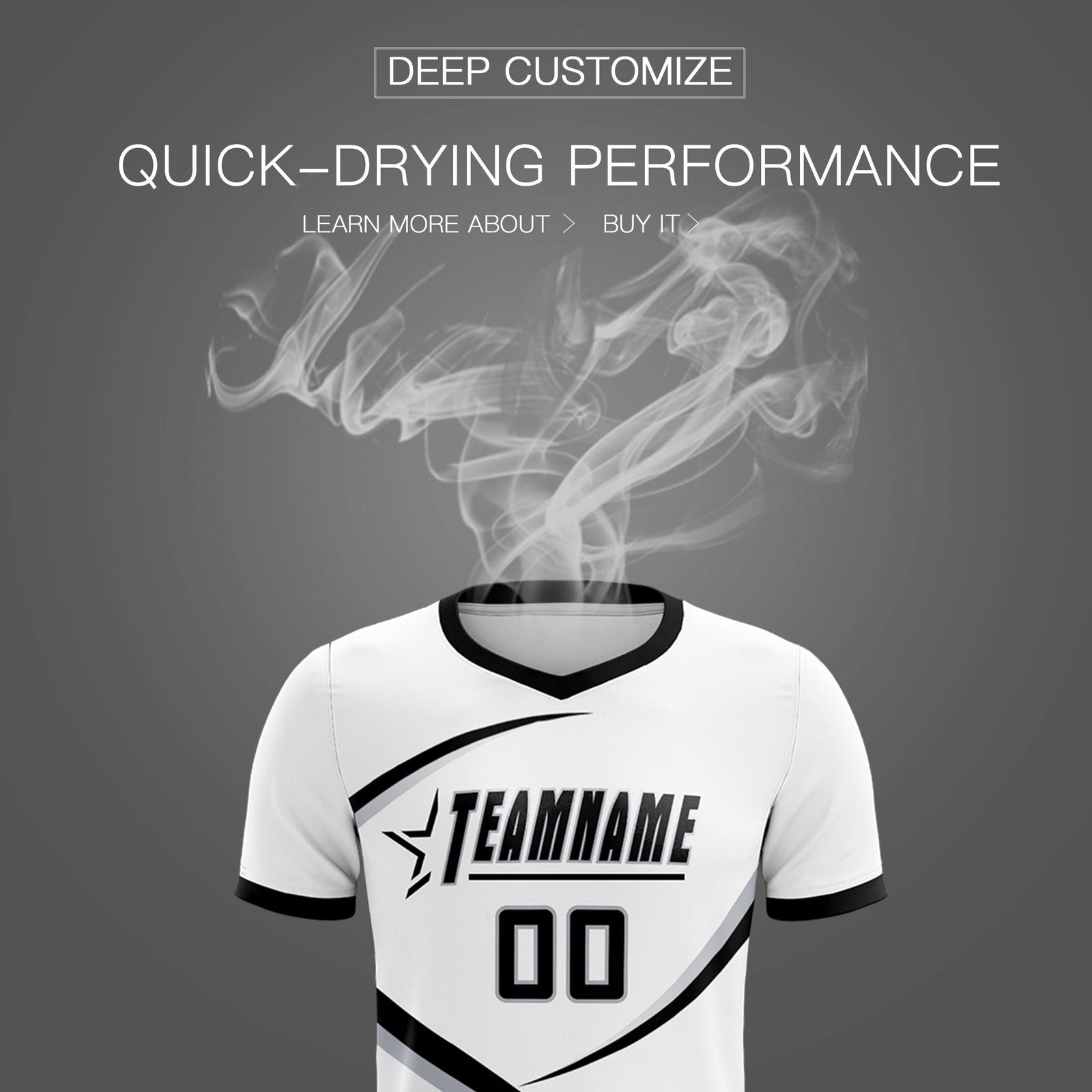 Custom White Black Color Block Training Uniform For Men Soccer Sets Jersey