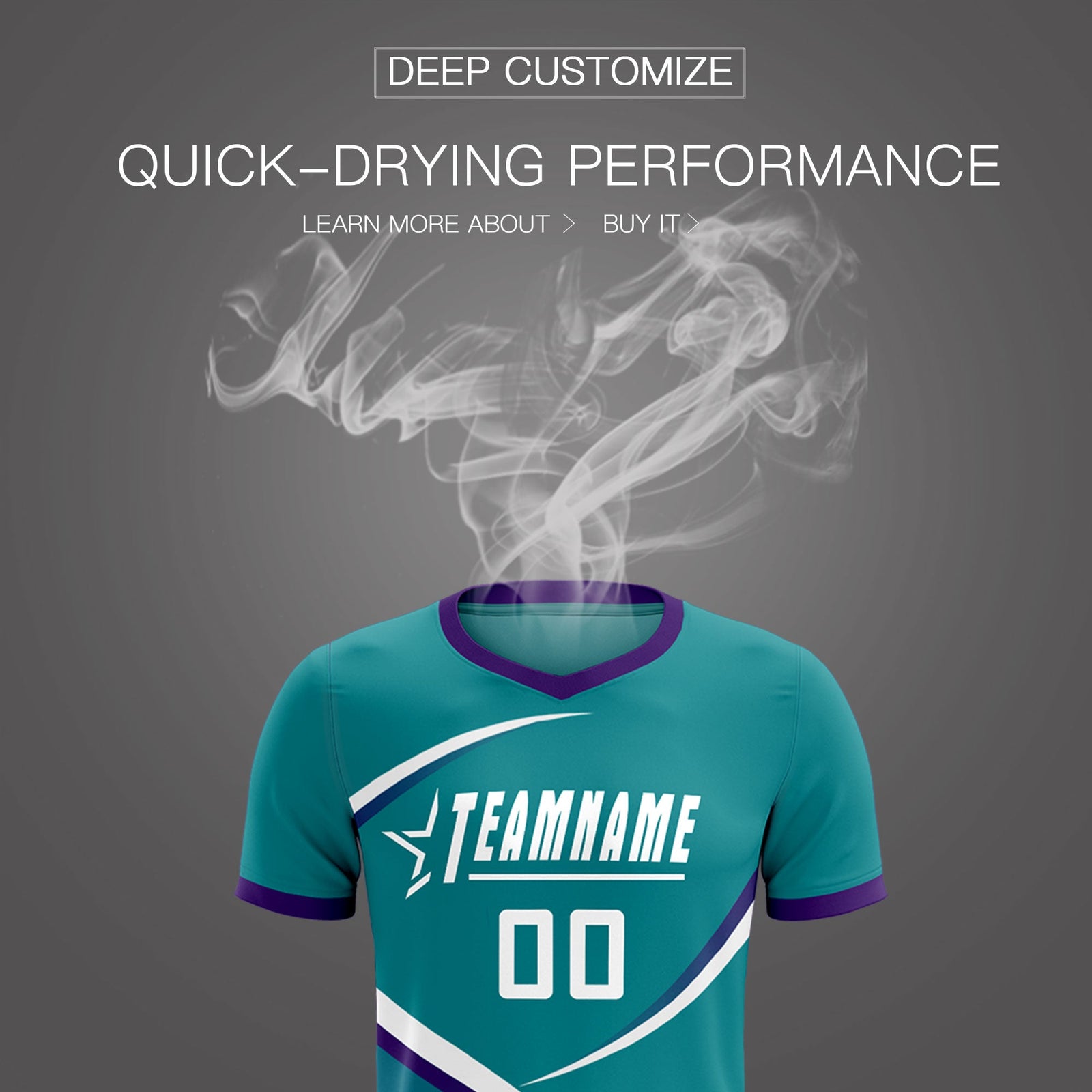 Custom Aqua Purple Color Block Training Uniform For Men Soccer Sets Jersey