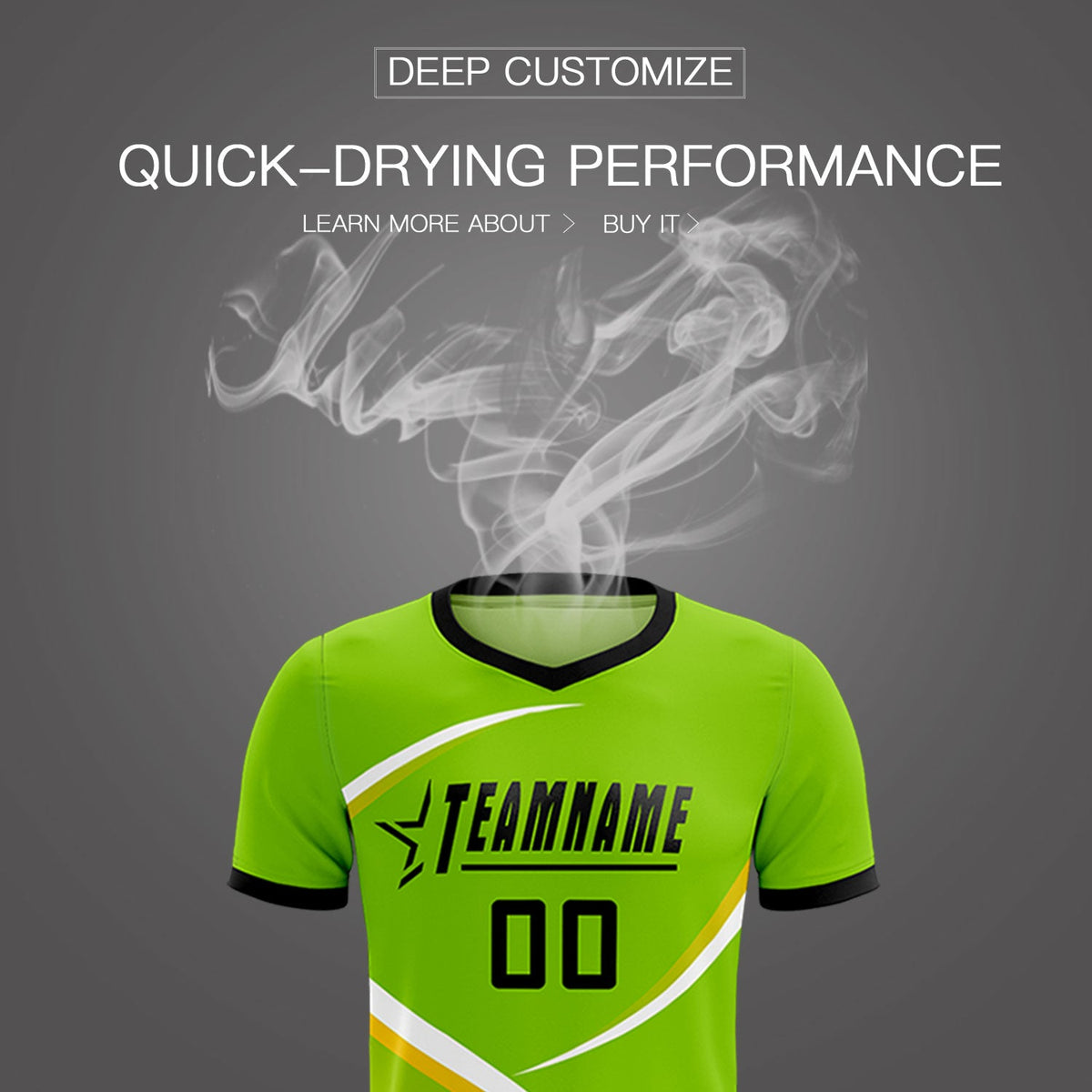 Custom Neon Green Black Color Block Training Uniform For Men Soccer Sets Jersey