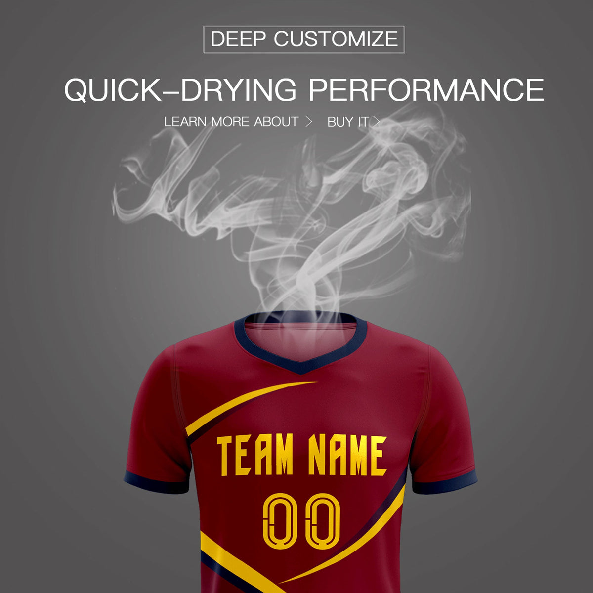 Custom Crimson Navy Color Block Training Uniform For Men Soccer Sets Jersey