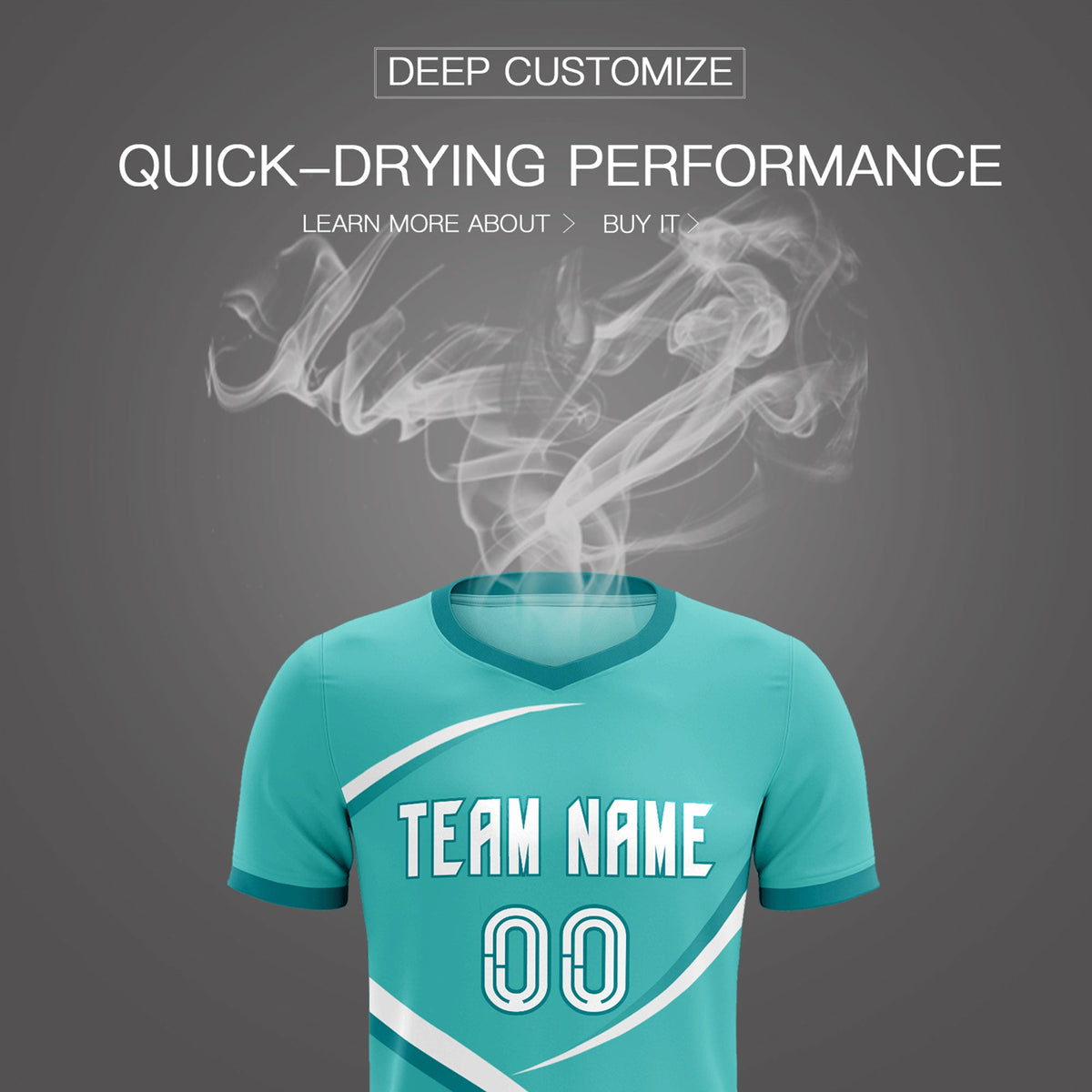 Custom Bright Green Aqua Color Block Training Uniform For Men Soccer Sets Jersey