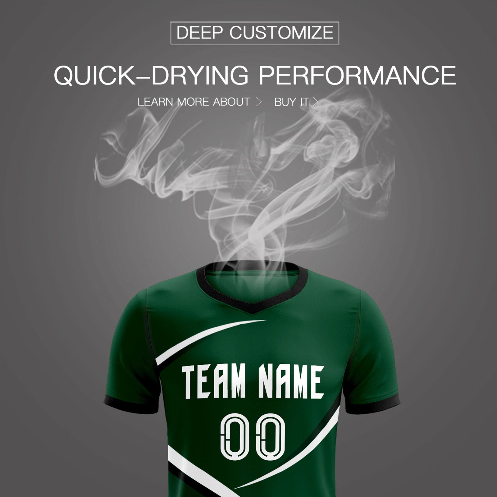 Custom Green Black Color Block Training Uniform For Men Soccer Sets Jersey