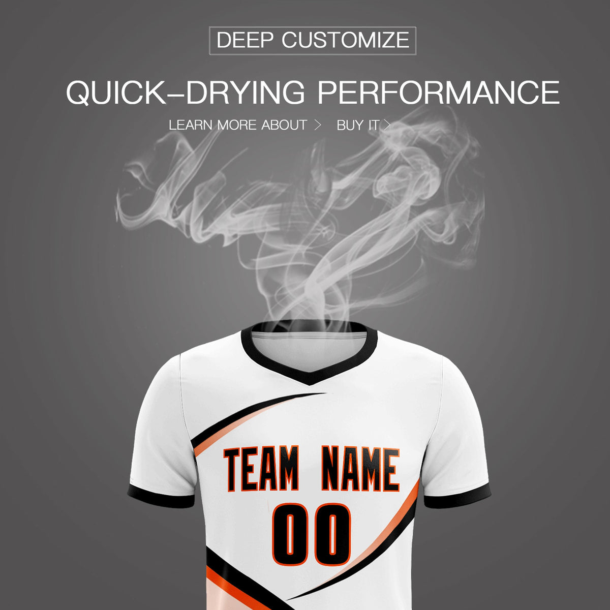 Custom White Black Color Block Training Uniform For Men Soccer Sets Jersey