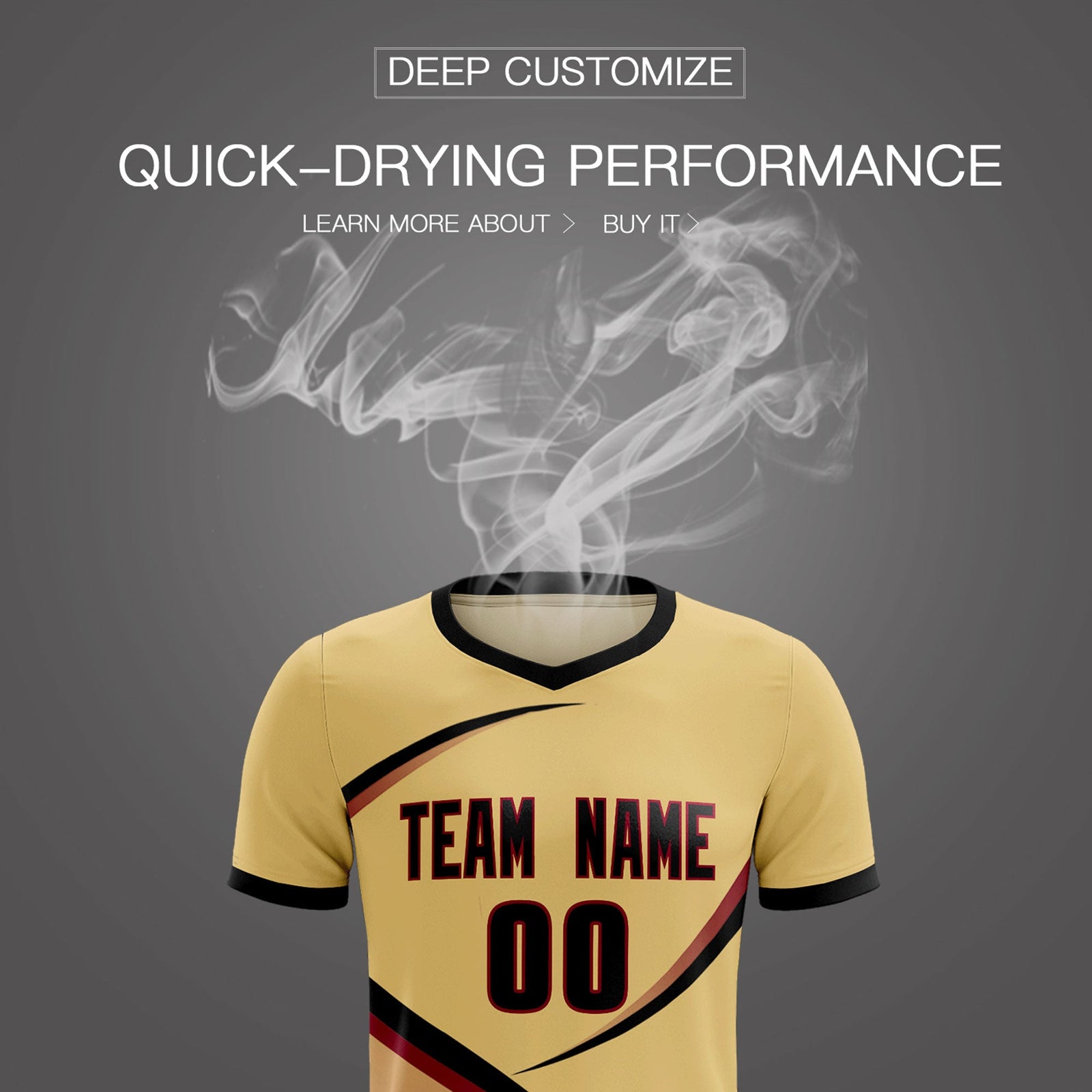Custom Khaki Black Color Block Training Uniform For Men Soccer Sets Jersey