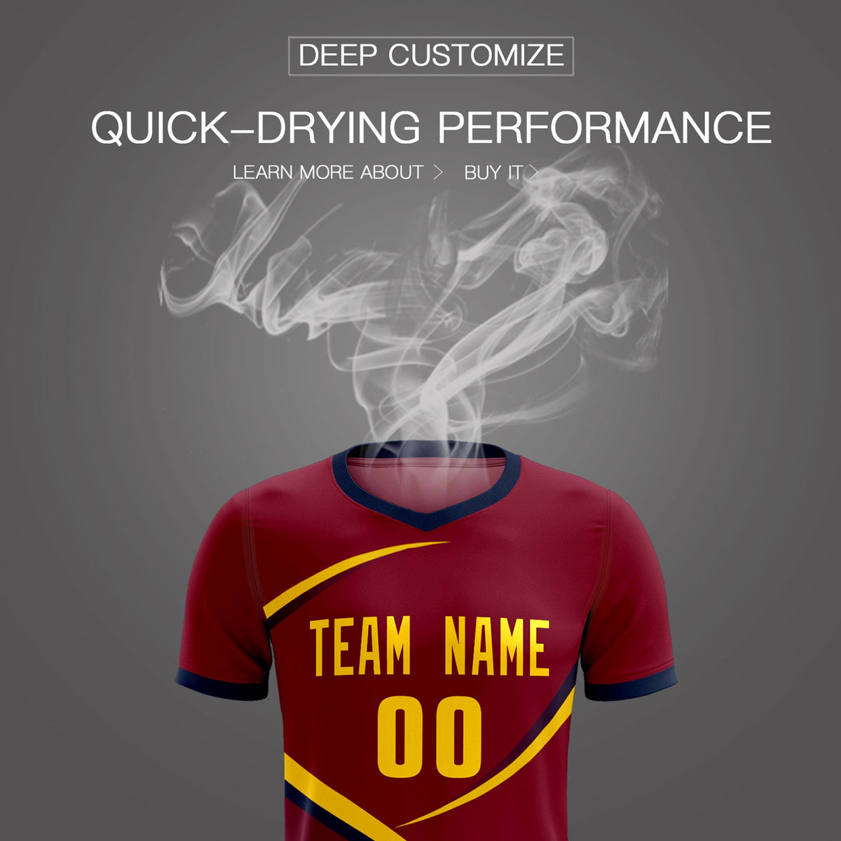 Custom Crimson Navy Color Block Training Uniform For Men Soccer Sets Jersey
