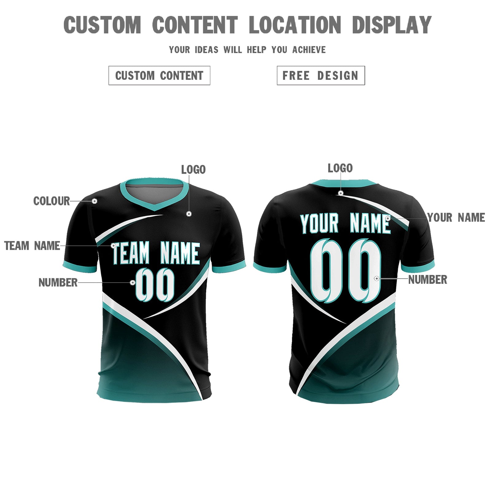 Custom Black Bright Green Color Block Training Uniform For Men Soccer Sets Jersey