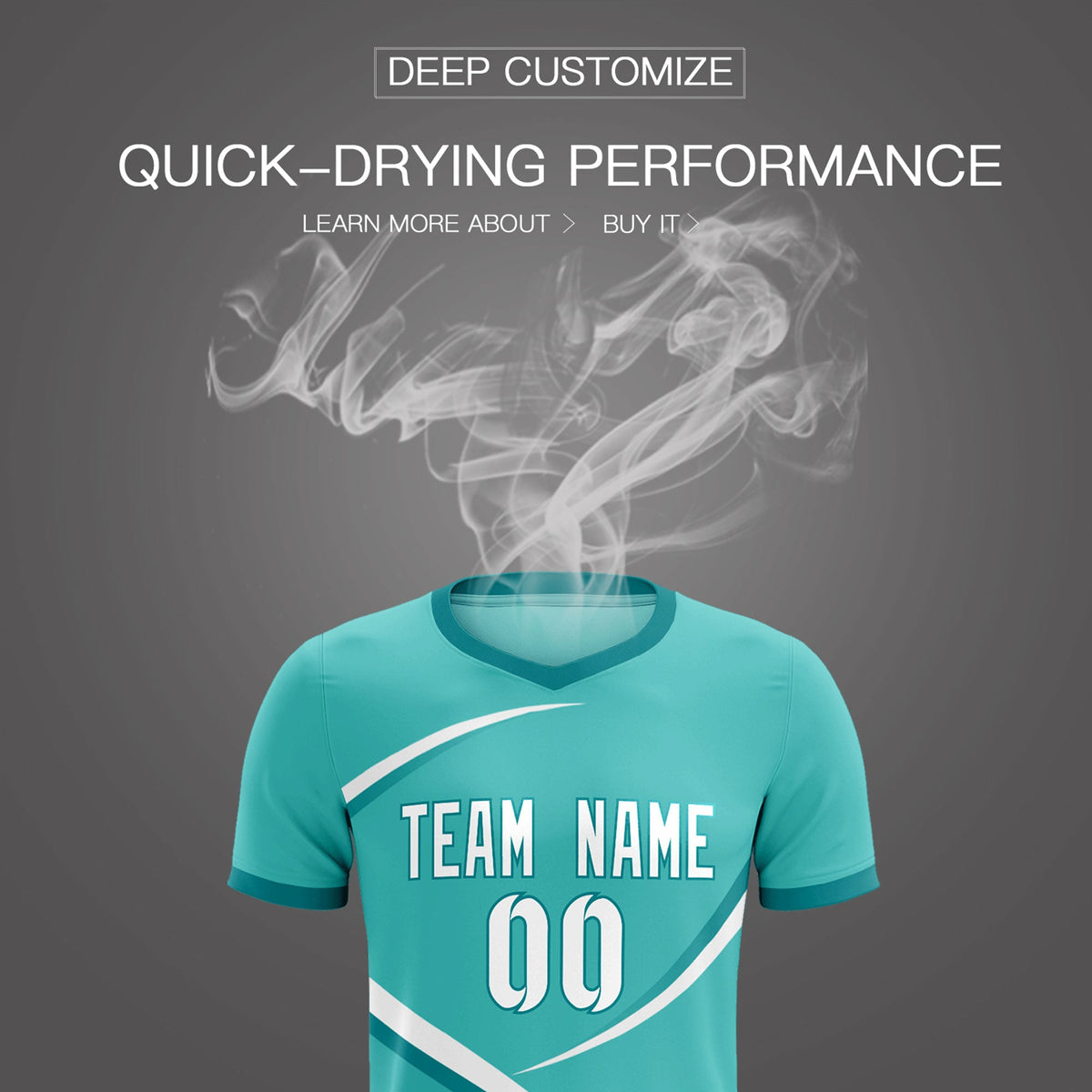 Custom Bright Green Aqua Color Block Training Uniform For Men Soccer Sets Jersey