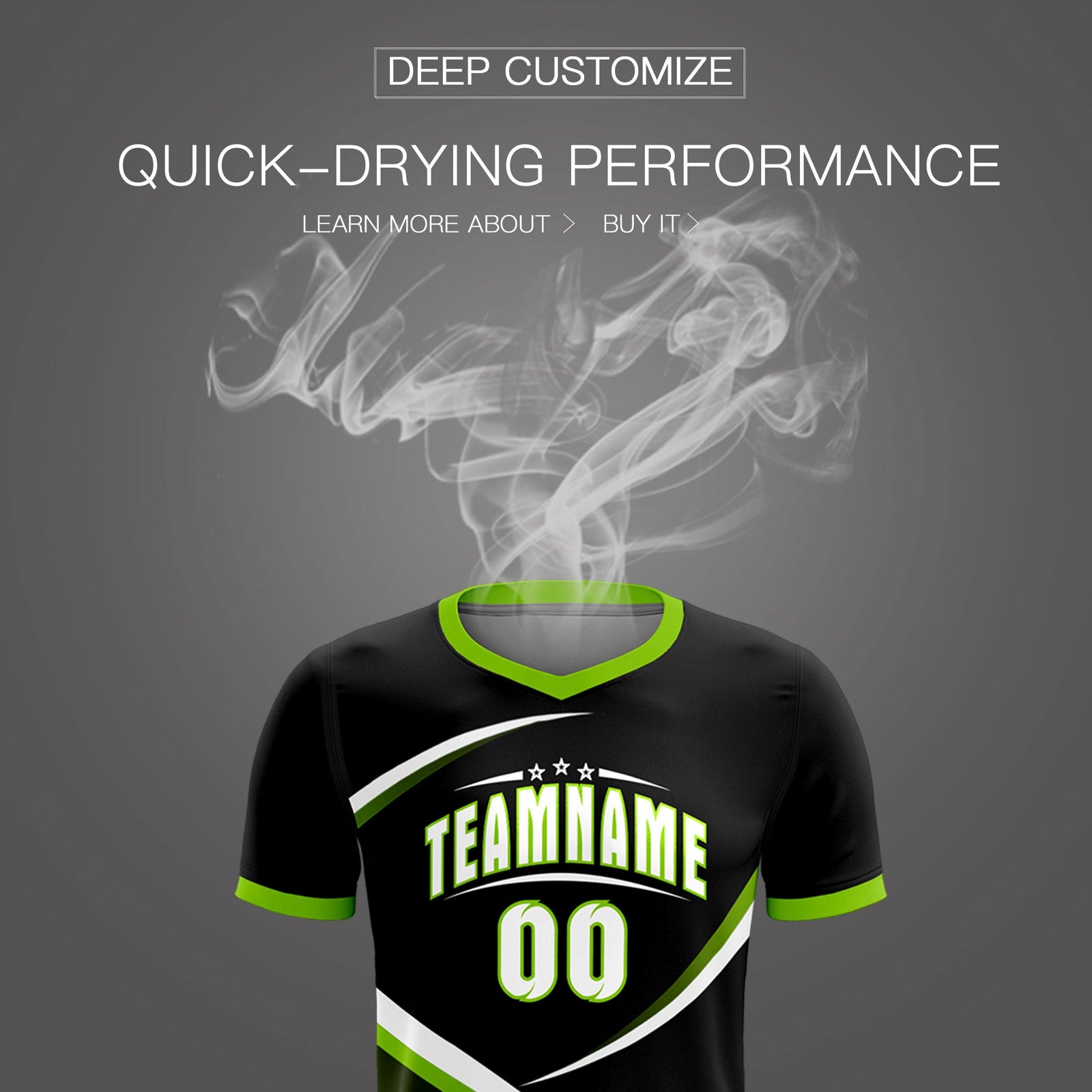 Custom Black Neon Green Color Block Training Uniform For Men Soccer Sets Jersey