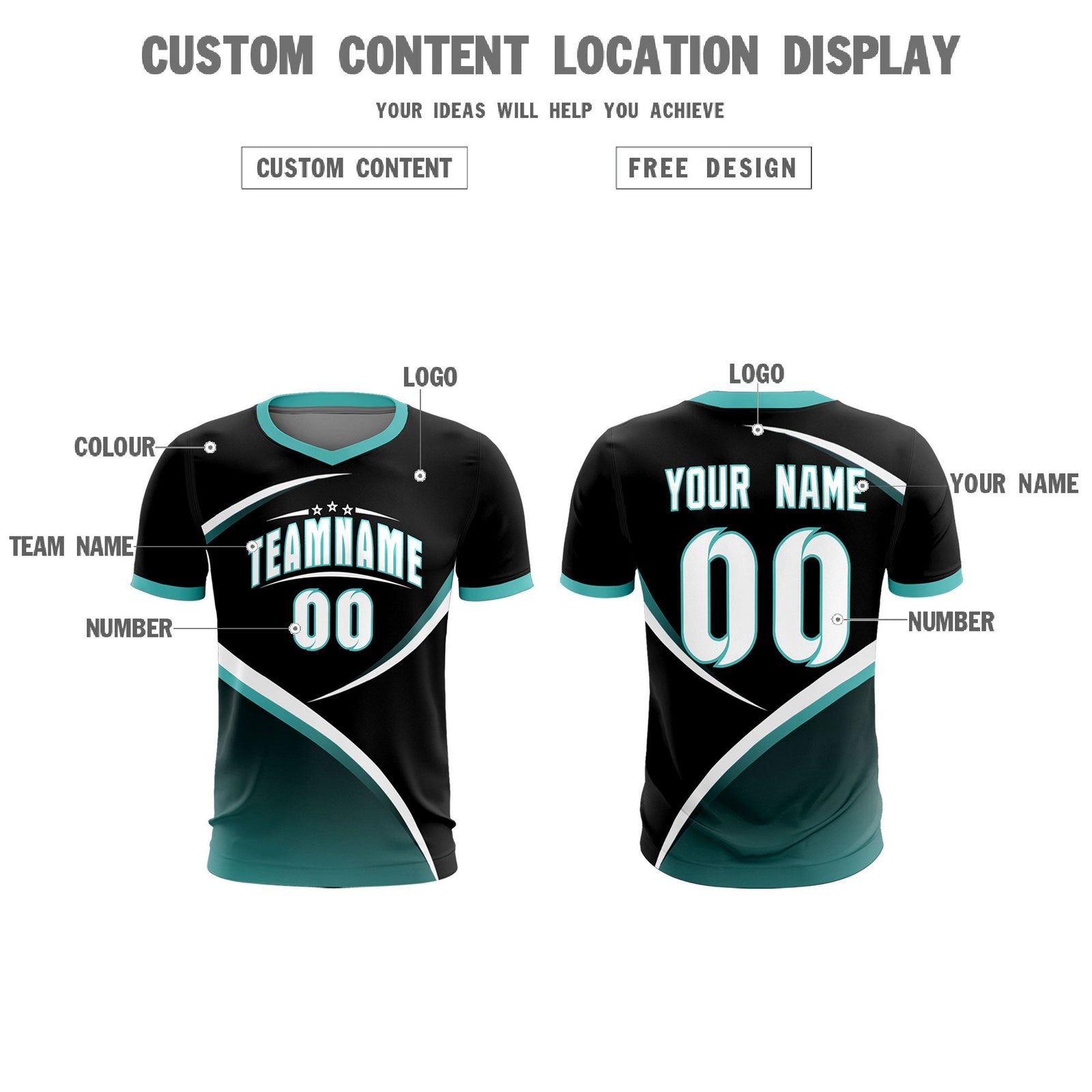 Custom Black Bright Green Color Block Training Uniform For Men Soccer Sets Jersey