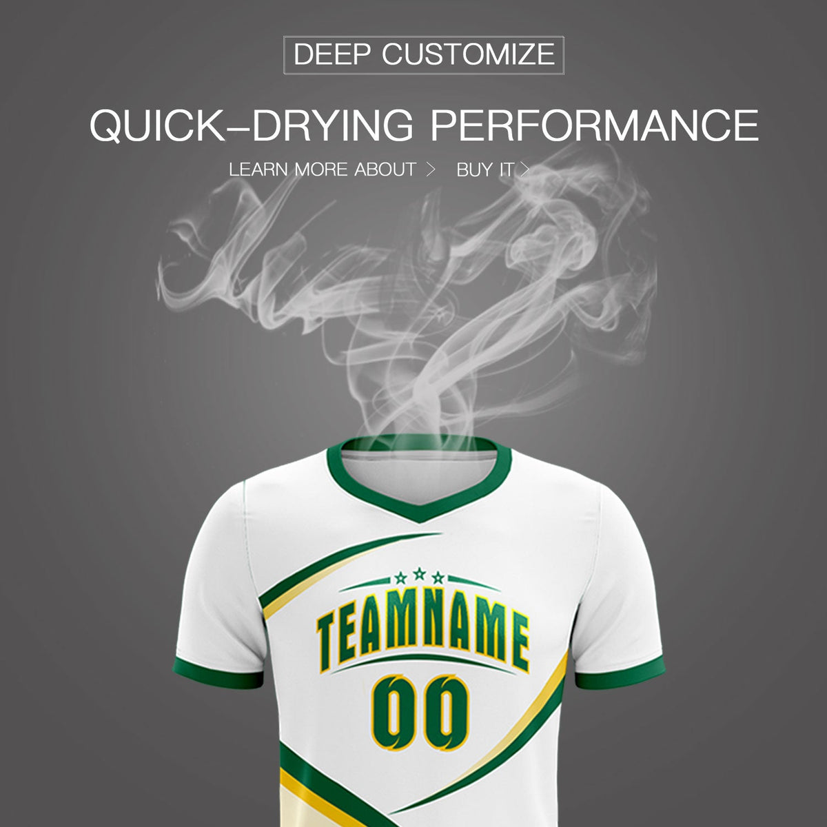 Custom White Kelly Green Color Block Training Uniform For Men Soccer Sets Jersey