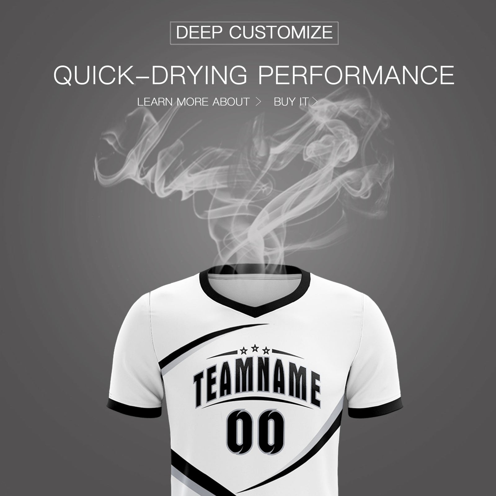 Custom White Black Color Block Training Uniform For Men Soccer Sets Jersey
