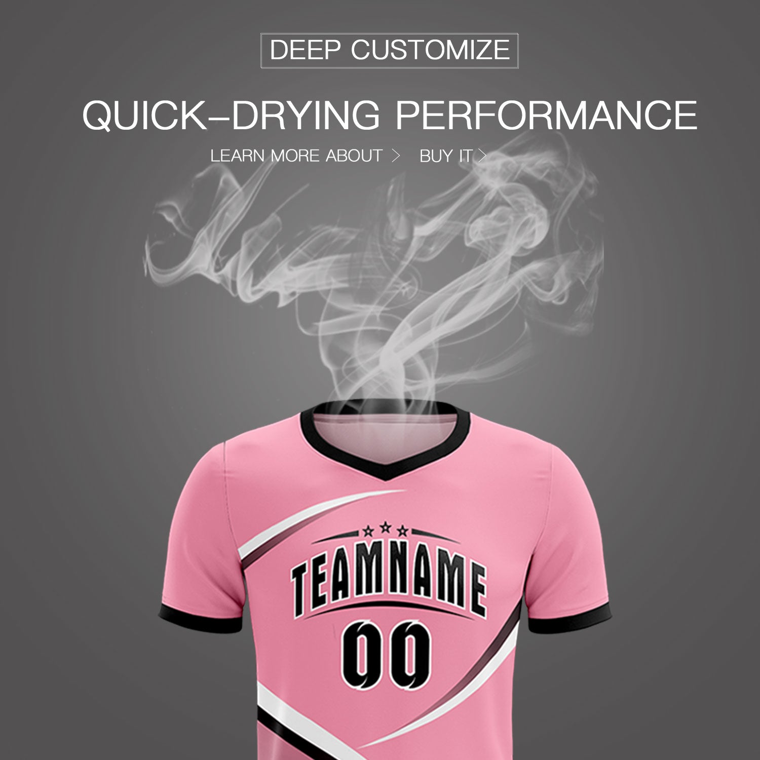 Custom Light Pink Black Color Block Training Uniform For Men Soccer Sets Jersey