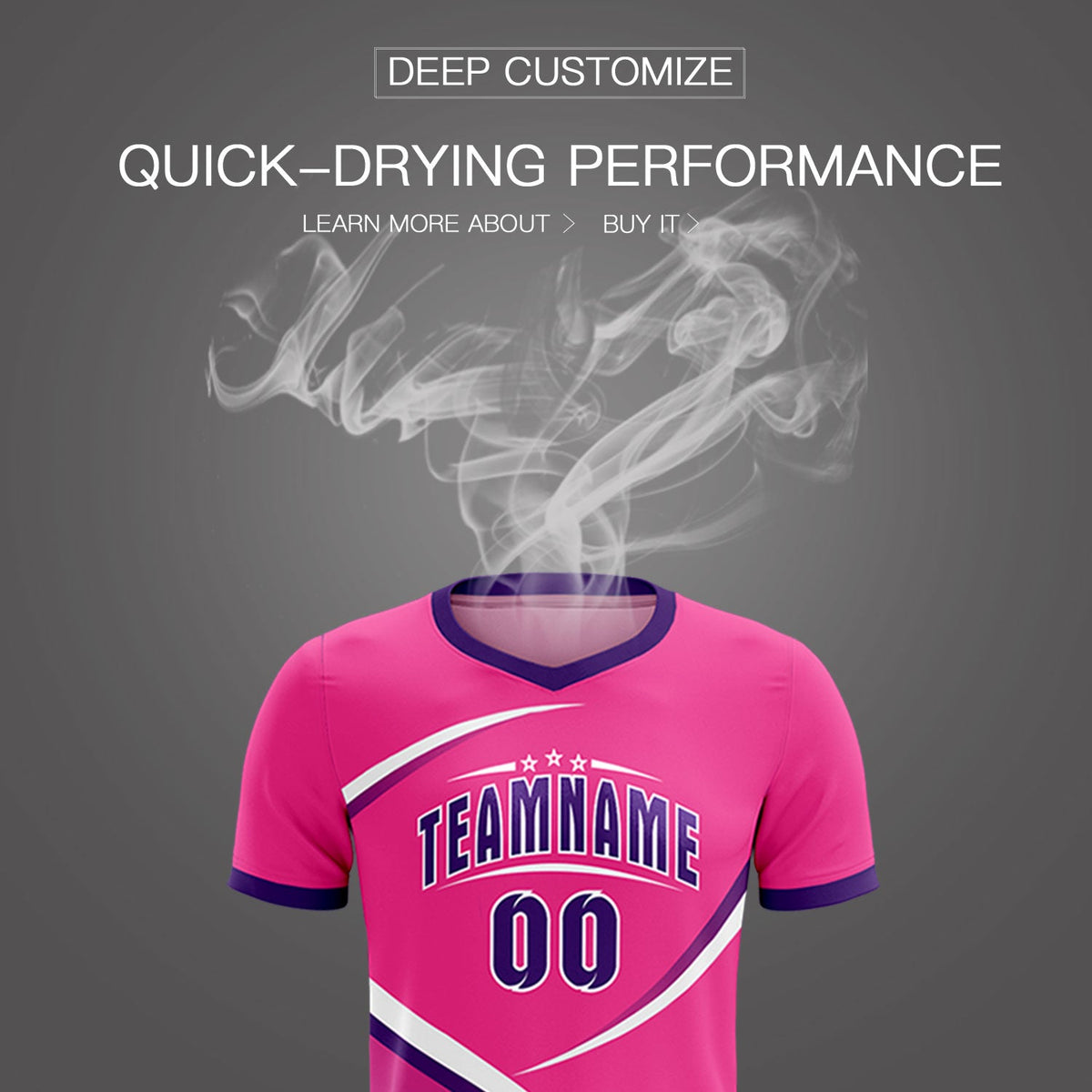 Custom Pink Purple Color Block Training Uniform For Men Soccer Sets Jersey