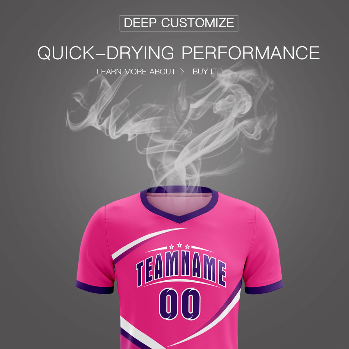 Custom Pink Purple Color Block Training Uniform For Men Soccer Sets Jersey