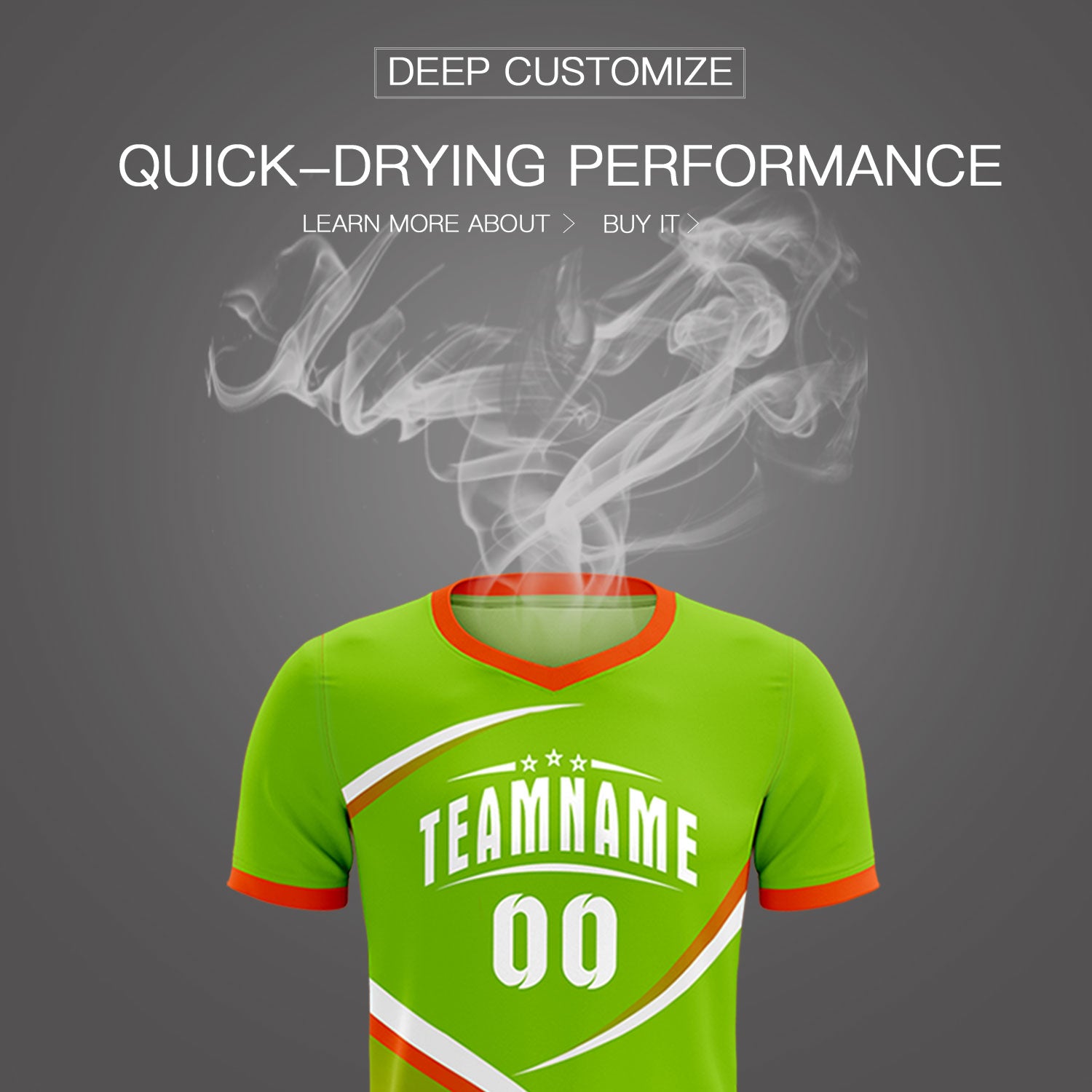 Custom Neon Green Orange Color Block Training Uniform For Men Soccer Sets Jersey