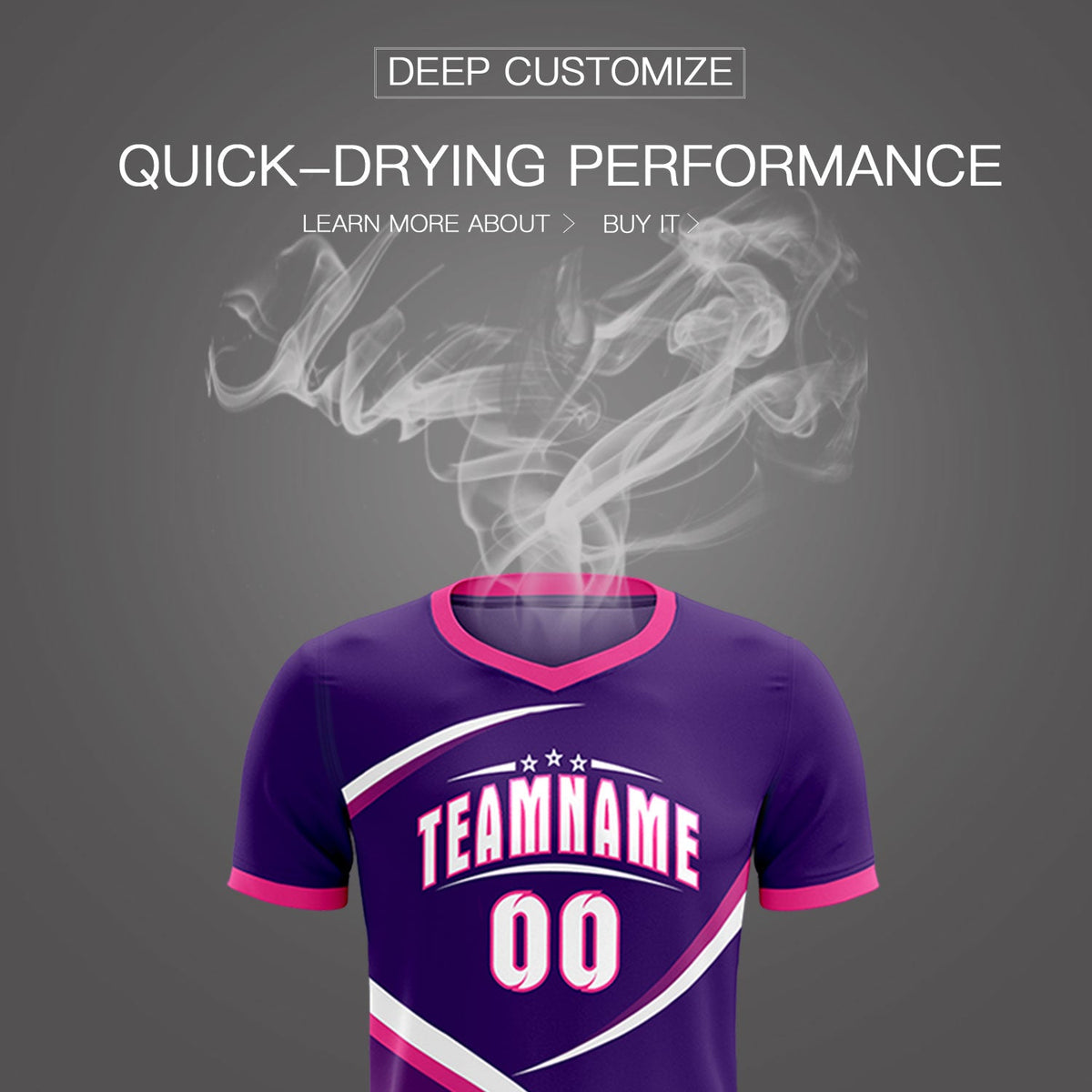 Custom Purple Pink Color Block Training Uniform For Men Soccer Sets Jersey