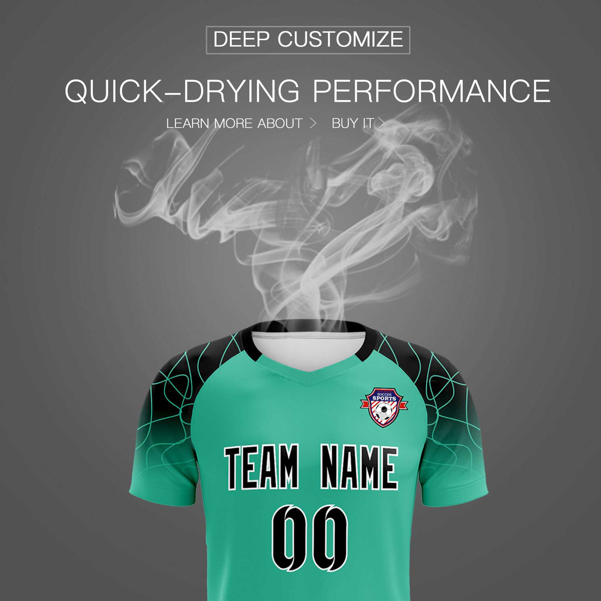 Custom Green Classic Soccer Training Sets Jersey For Adults/Kids
