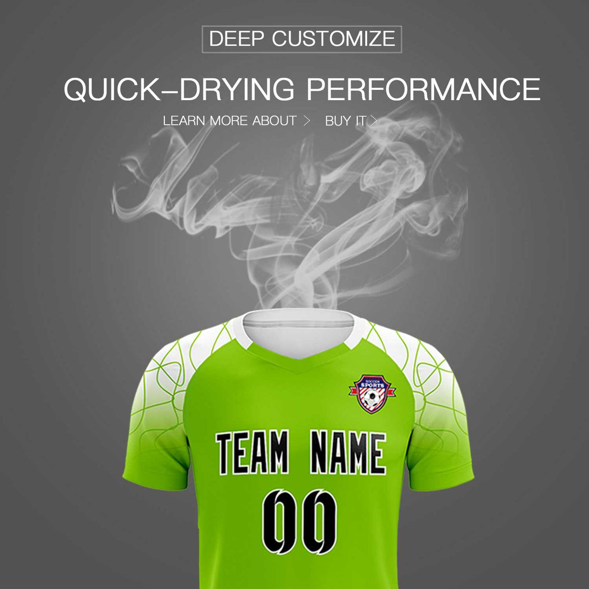 Custom Green Classic Soccer Training Sets Jersey For Adults/Kids