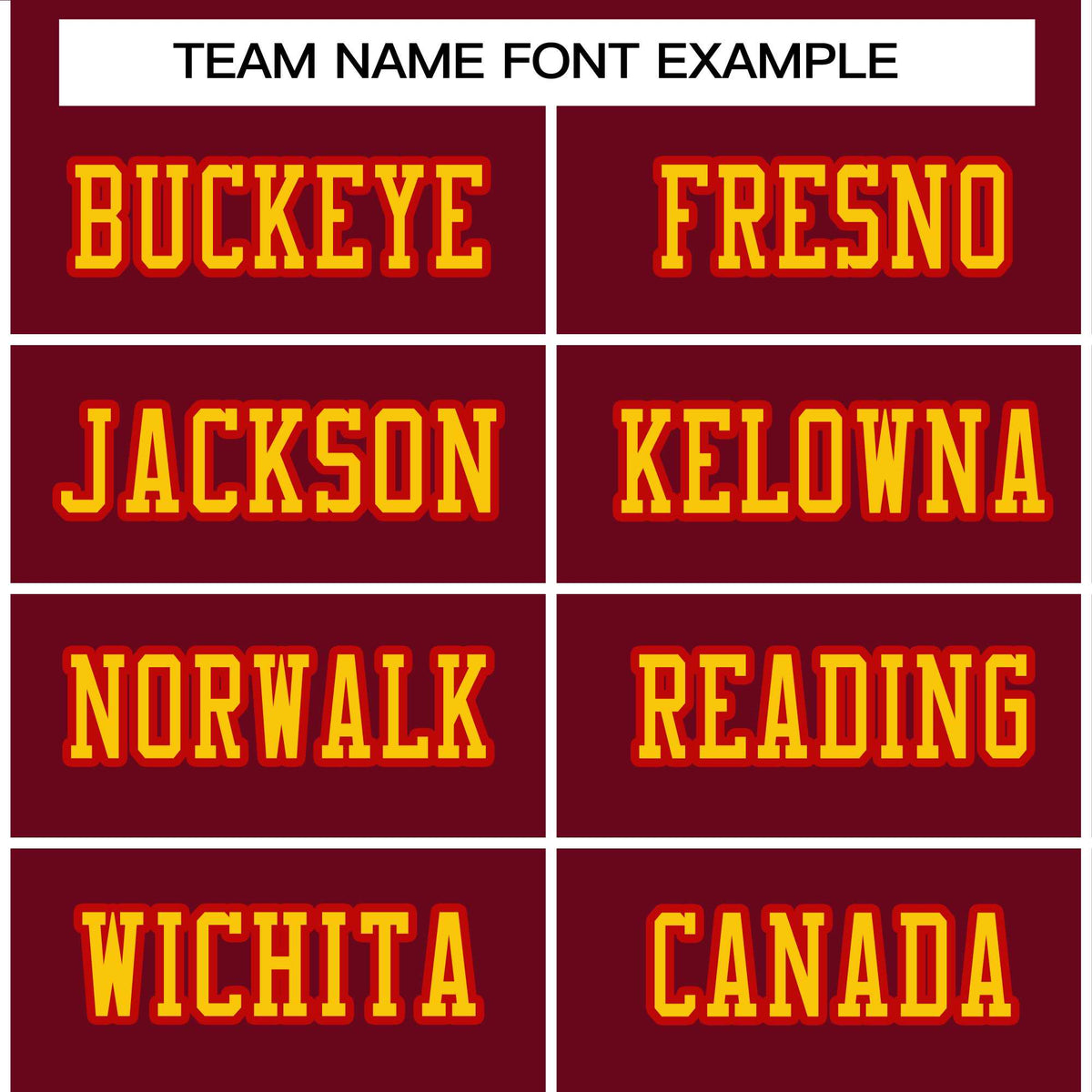 Custom Burgundy Gold-Red Classic Style Authentic Football Jersey