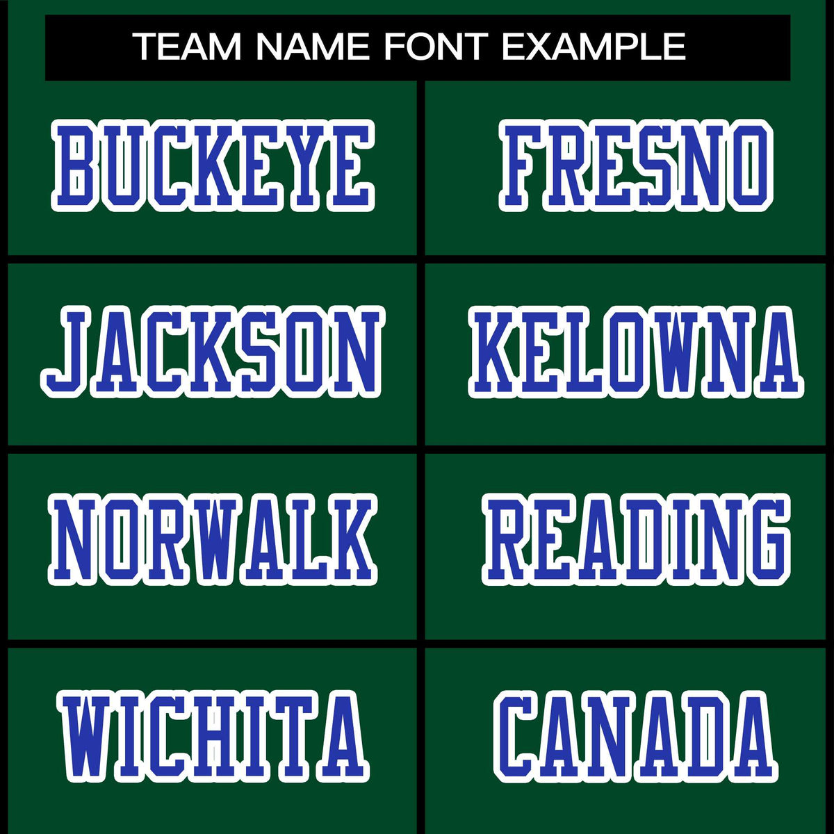 Custom Green Royal-White Classic Style Authentic Football Jersey