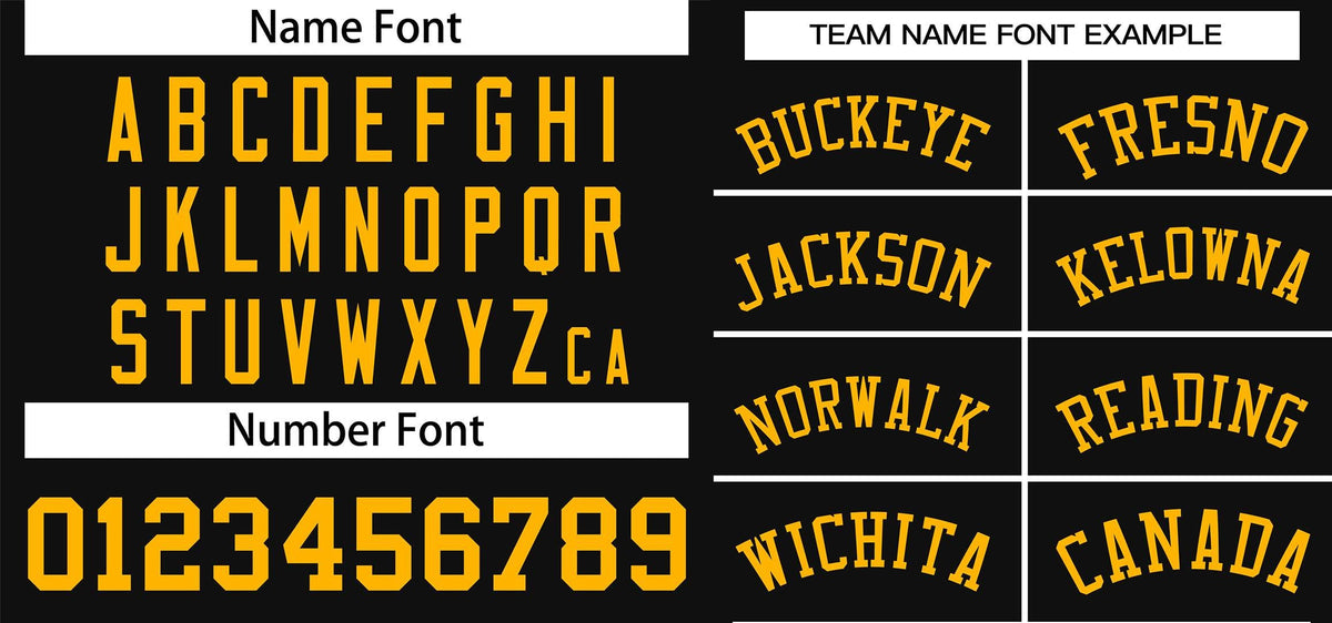 Custom Black Yellow Classic Style Outdoor Authentic Pullover Baseball Jersey