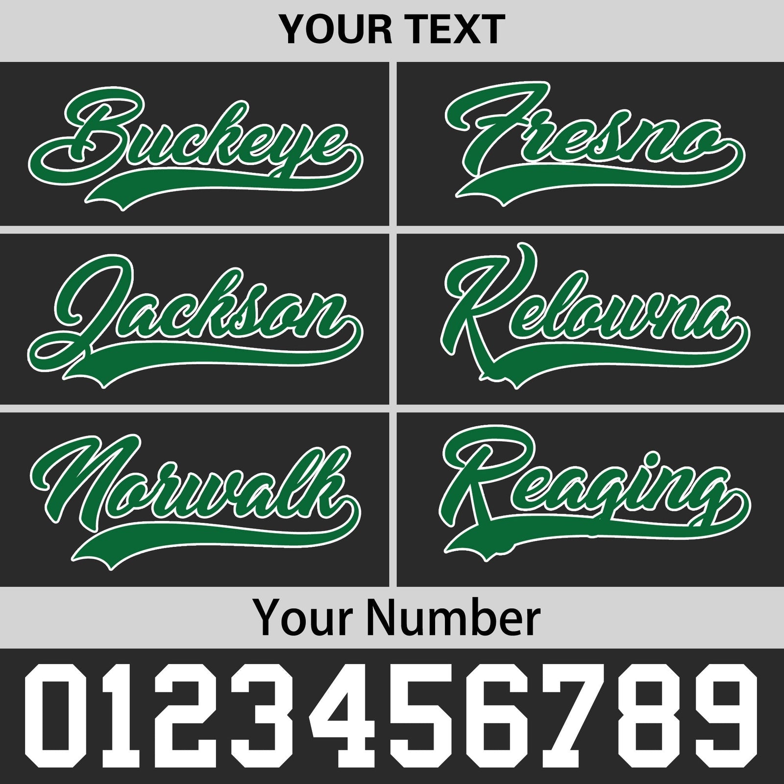 Custom Black Kelly Green 3D Puff Embroidery Flat Embroidery Casual Sport Baseball Cap