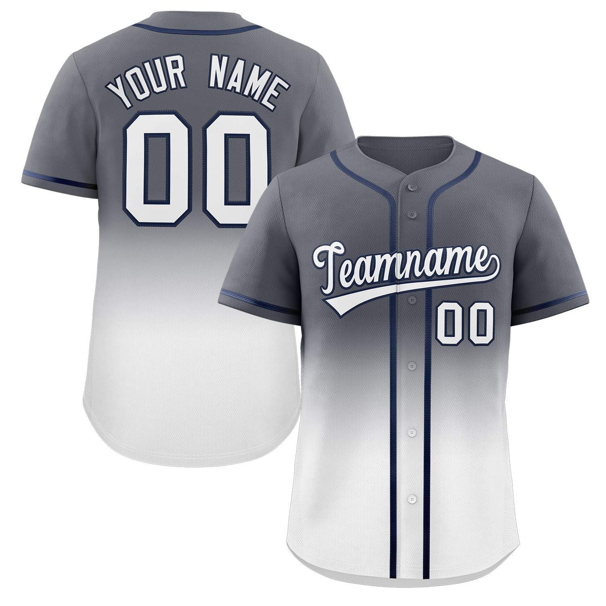 gradient baseball uniforms
