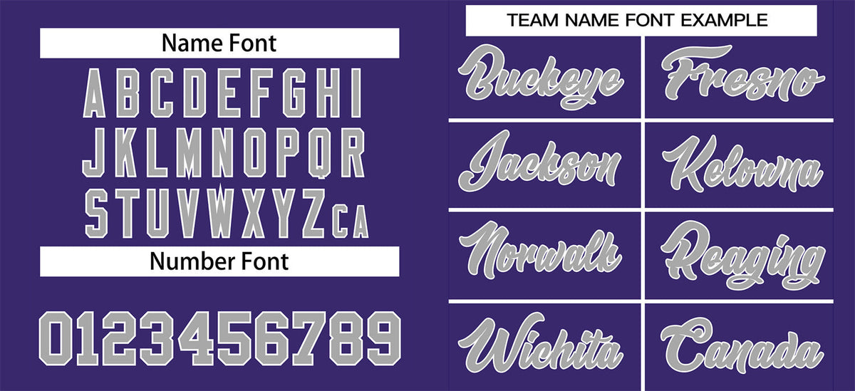 Custom Purple Gray-White Classic Style Authentic Baseball Jersey