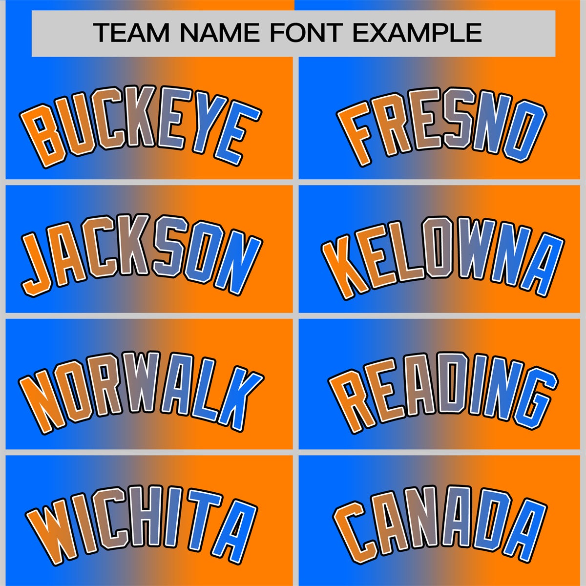 Custom Orange Panther Blue-Black Two Tone Gradient Fashion Letterman Jacket