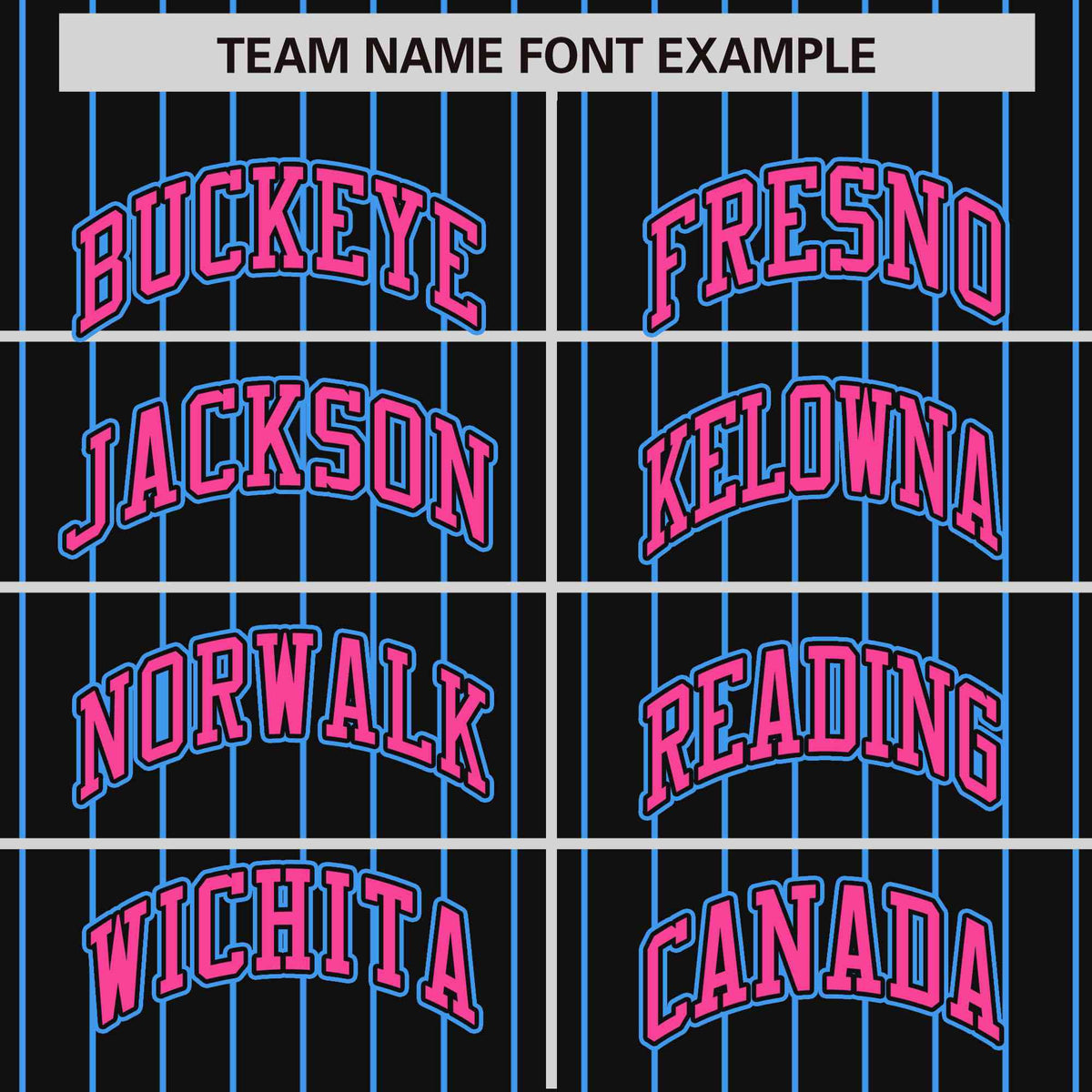 Custom Black Powder Blue Raglan Sleeves Varsity Full-Snap Pinstripe Letterman Baseball Jacket