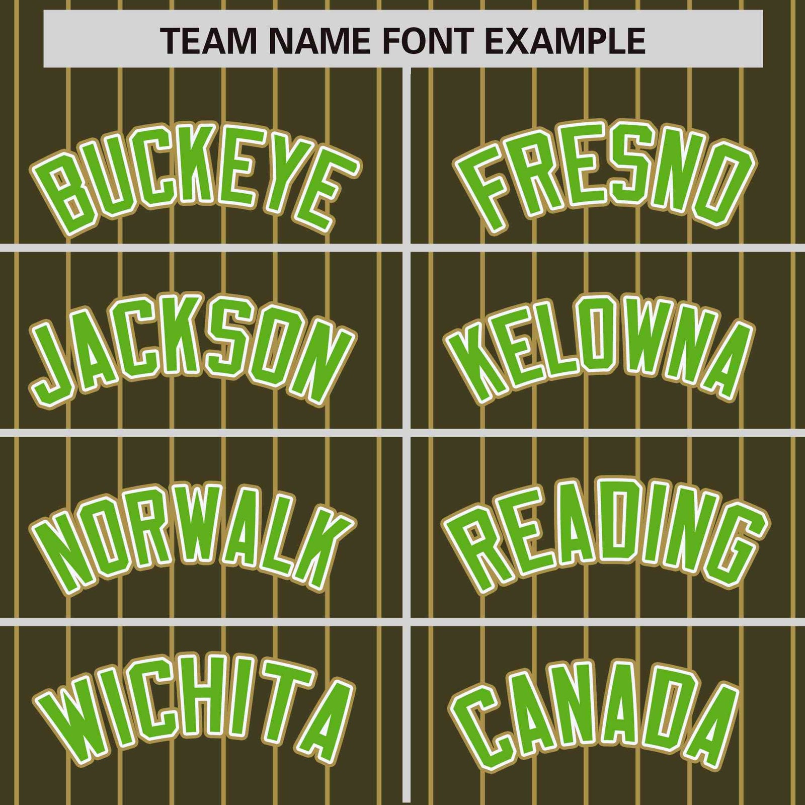 Custom Green Desert Yellow Raglan Sleeves Varsity Full-Snap Pinstripe Letterman Baseball Jacket