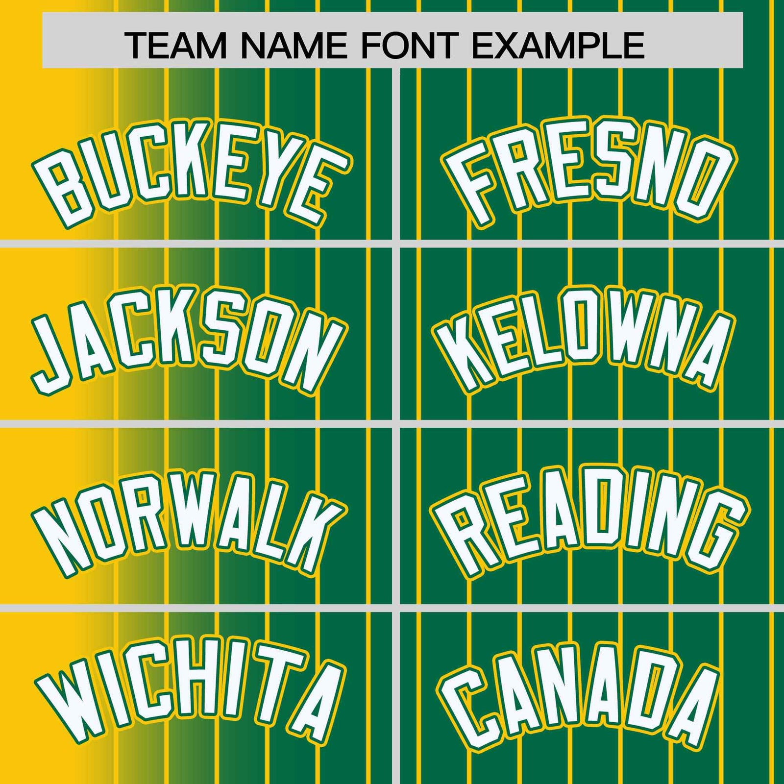 Custom Kelly Green Gold Gradient Varsity Full-Snap Pinstripe Letterman Baseball Jacket