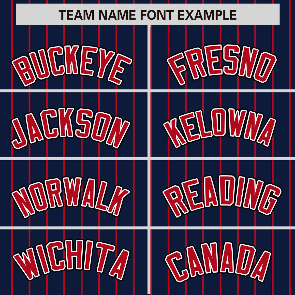 Custom Navy Red Raglan Sleeves Varsity Full-Snap Pinstripe Letterman Baseball Jacket