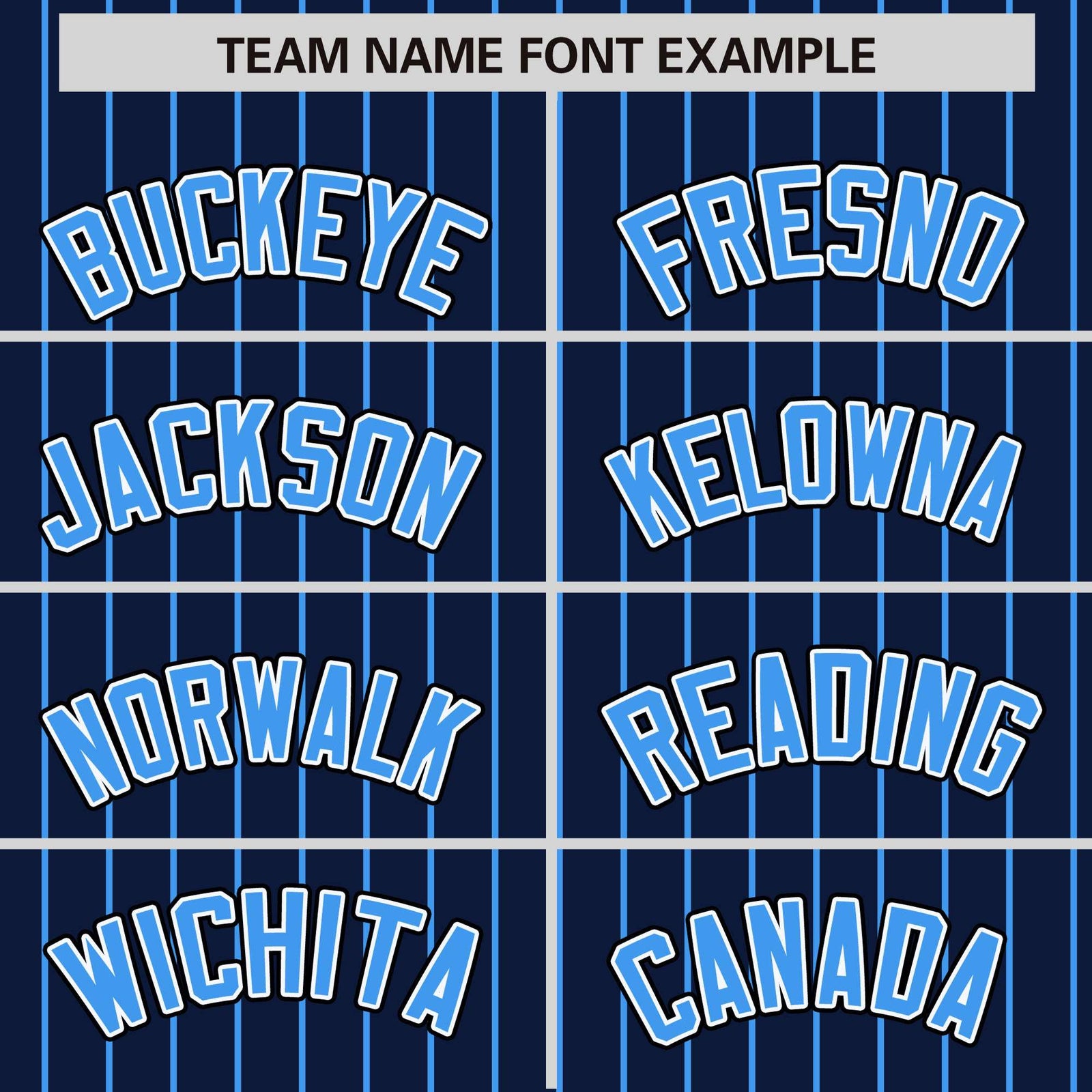 Custom Navy Powder Blue Raglan Sleeves Varsity Full-Snap Pinstripe Letterman Baseball Jacket