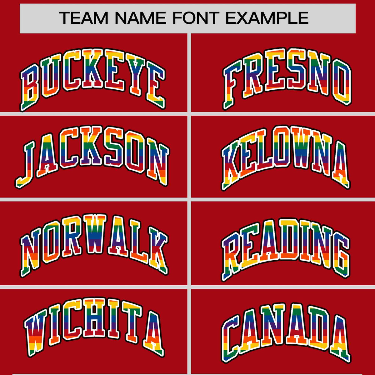 Custom Red LGBT Rainbow For Pride Month Classic Style Letterman Baseball Jacket