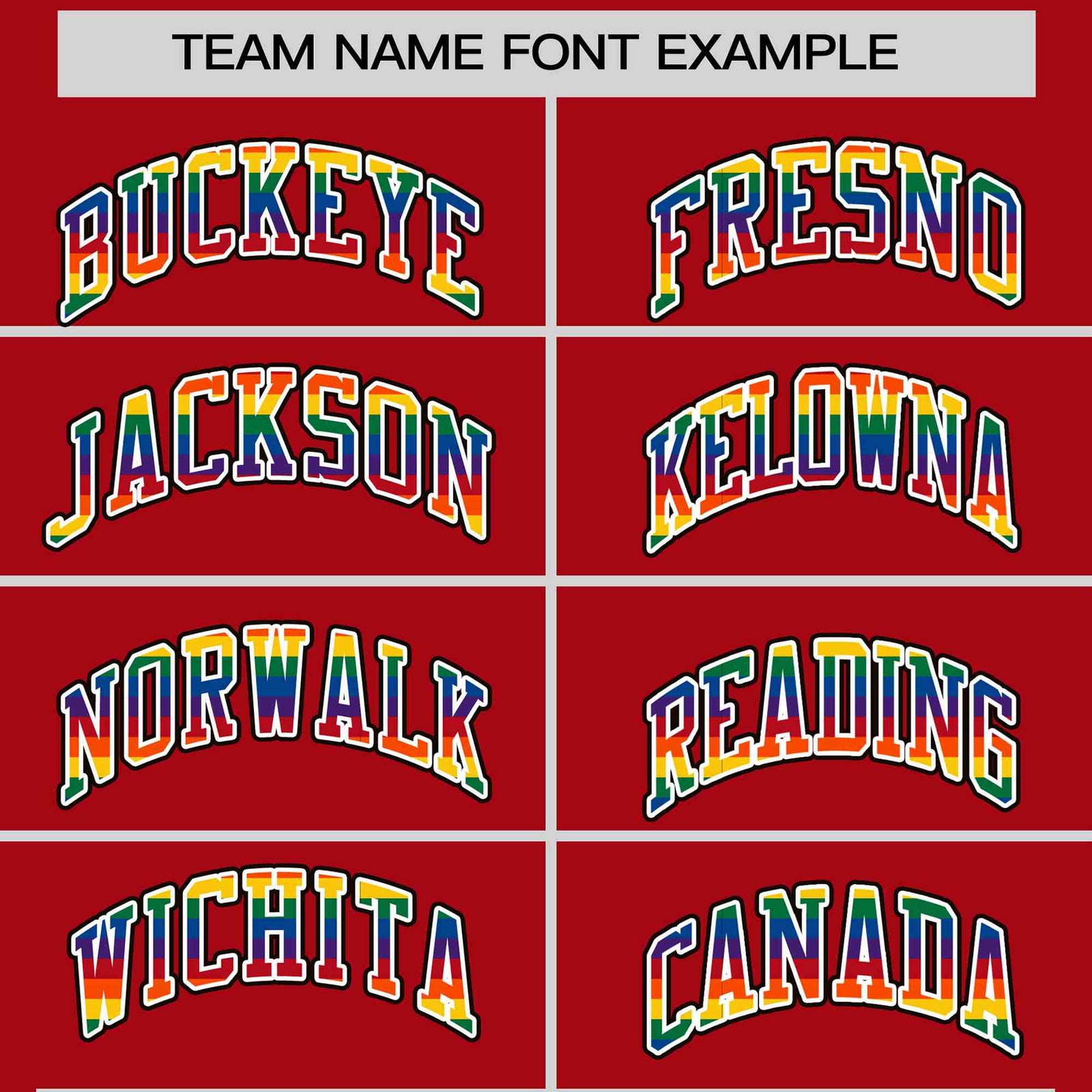 Custom Red LGBT Rainbow For Pride Month Classic Style Letterman Baseball Jacket
