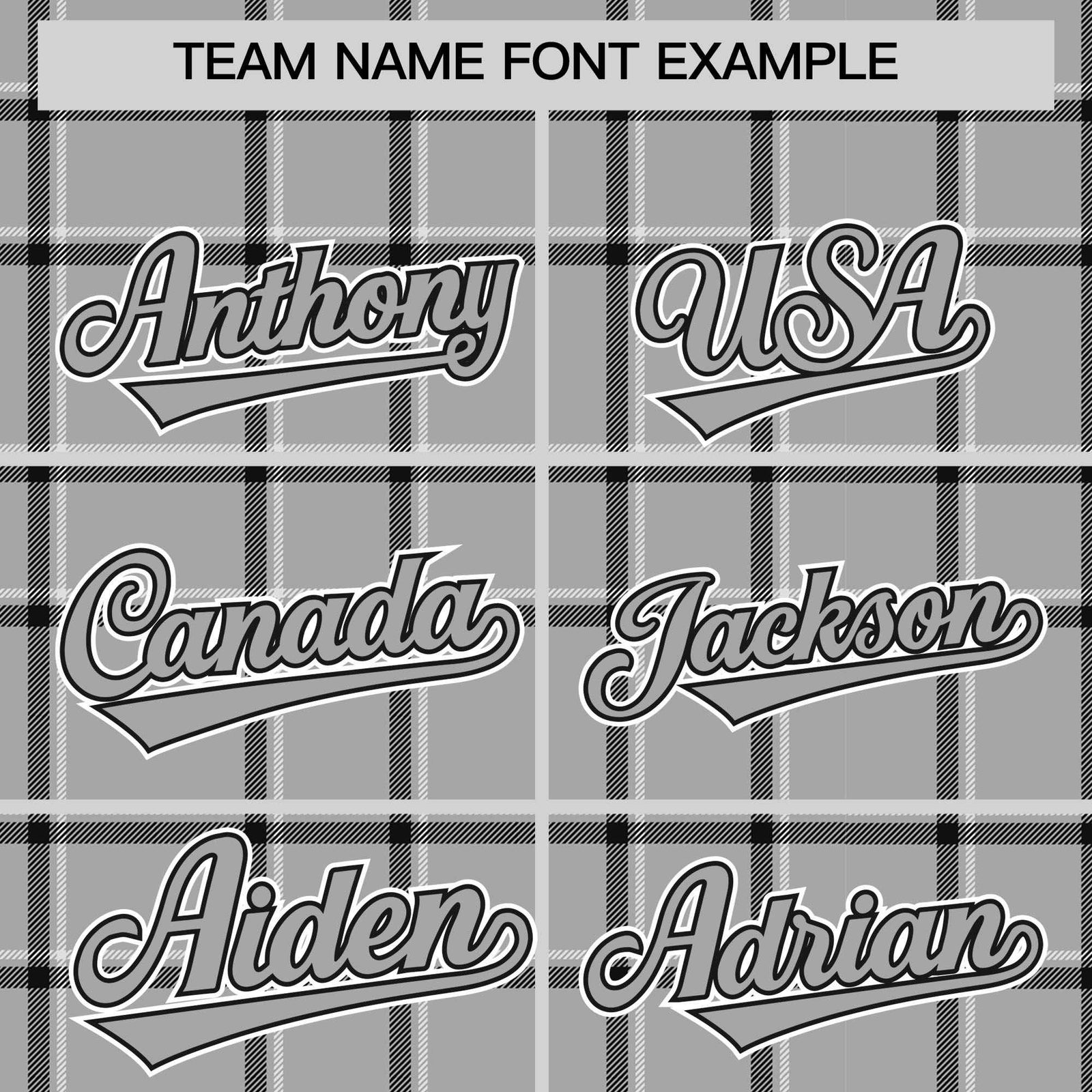 Custom Gray Black Varsity Full-Snap Plaid Pattern Letterman Baseball Jacket
